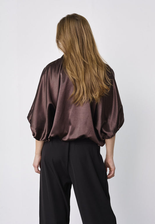 SP N.NELLY Jacket - brun satin