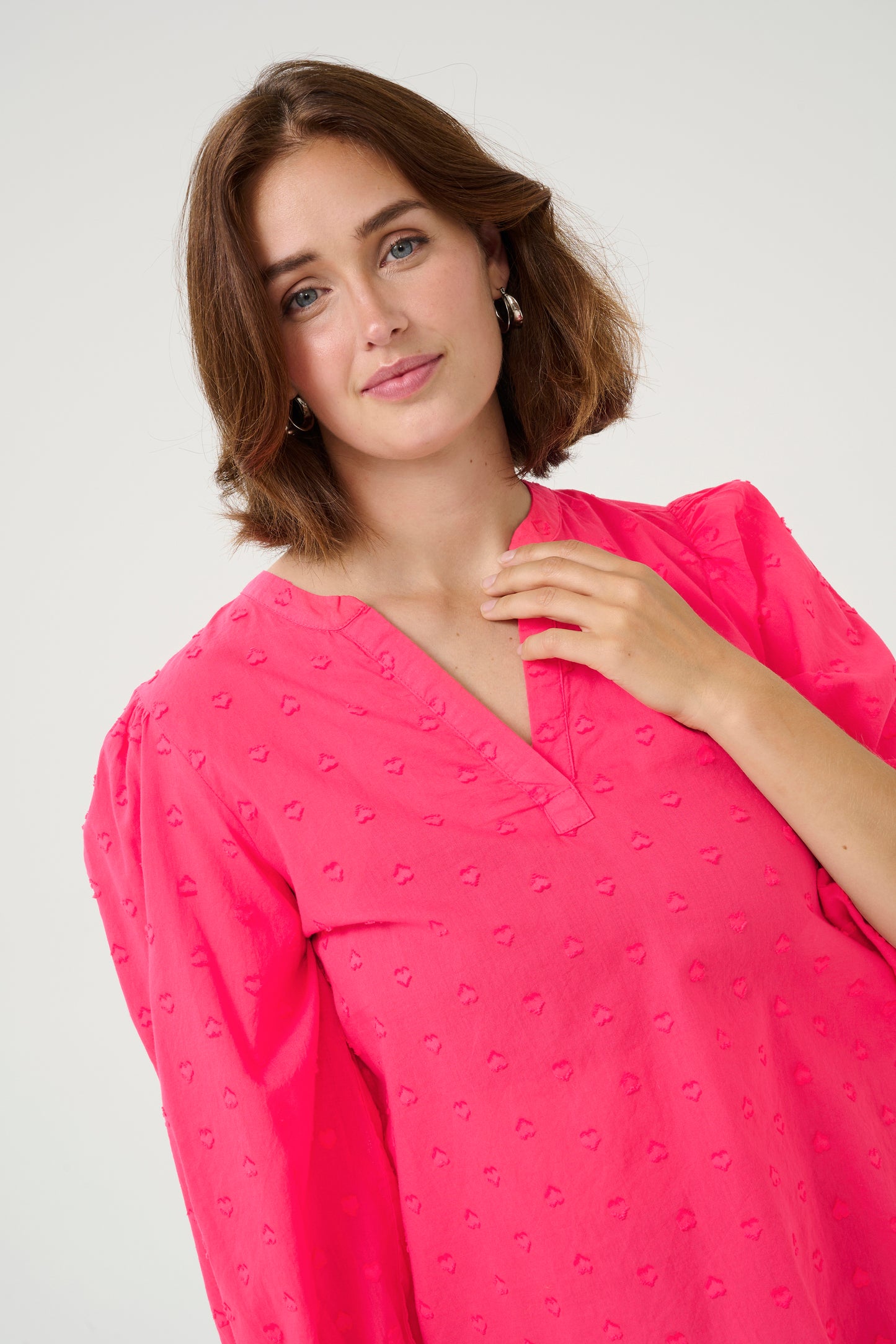KA Jollia Blouse - Raspberry