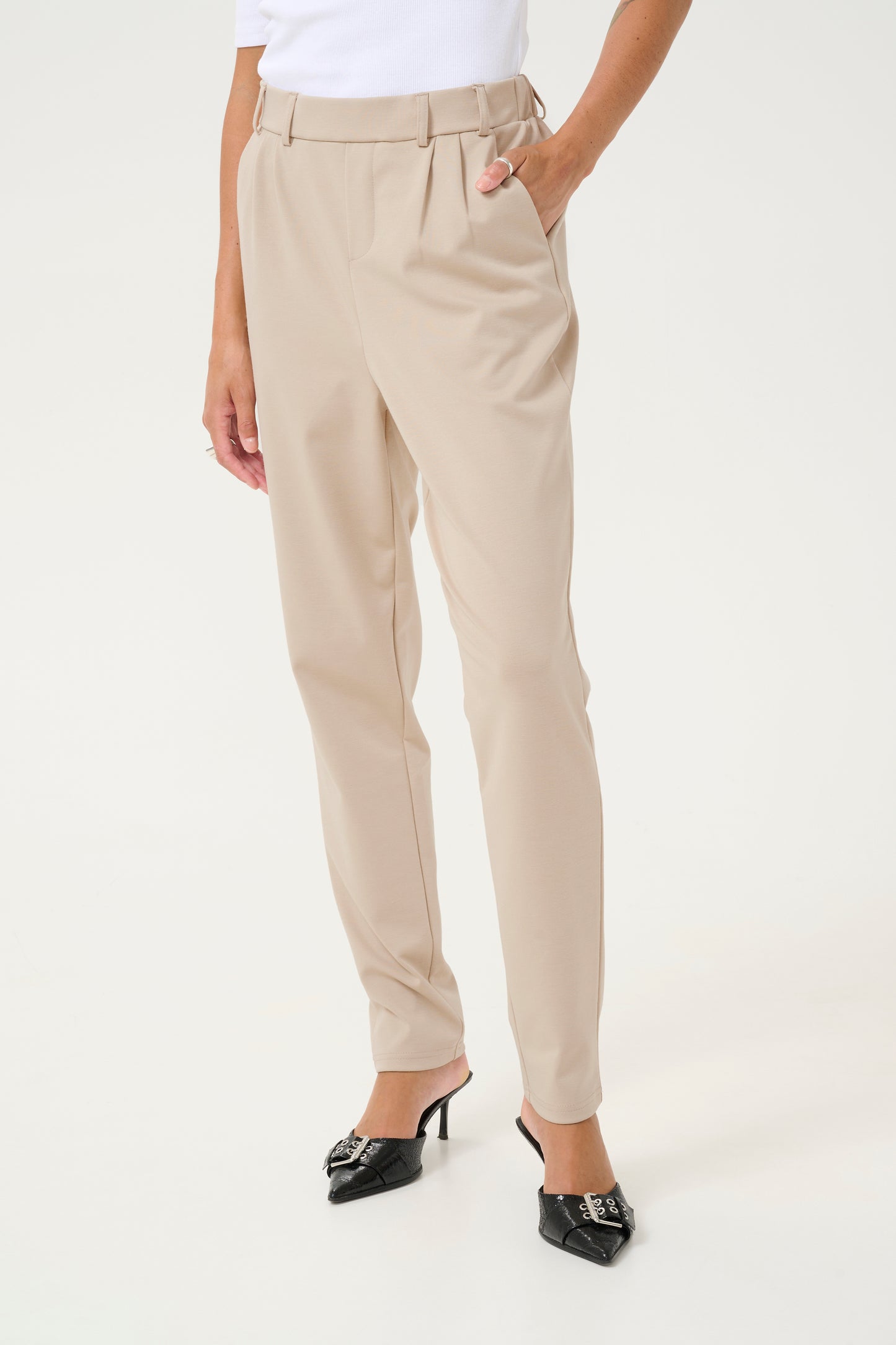 KA Jenny Pant - feather gray beige