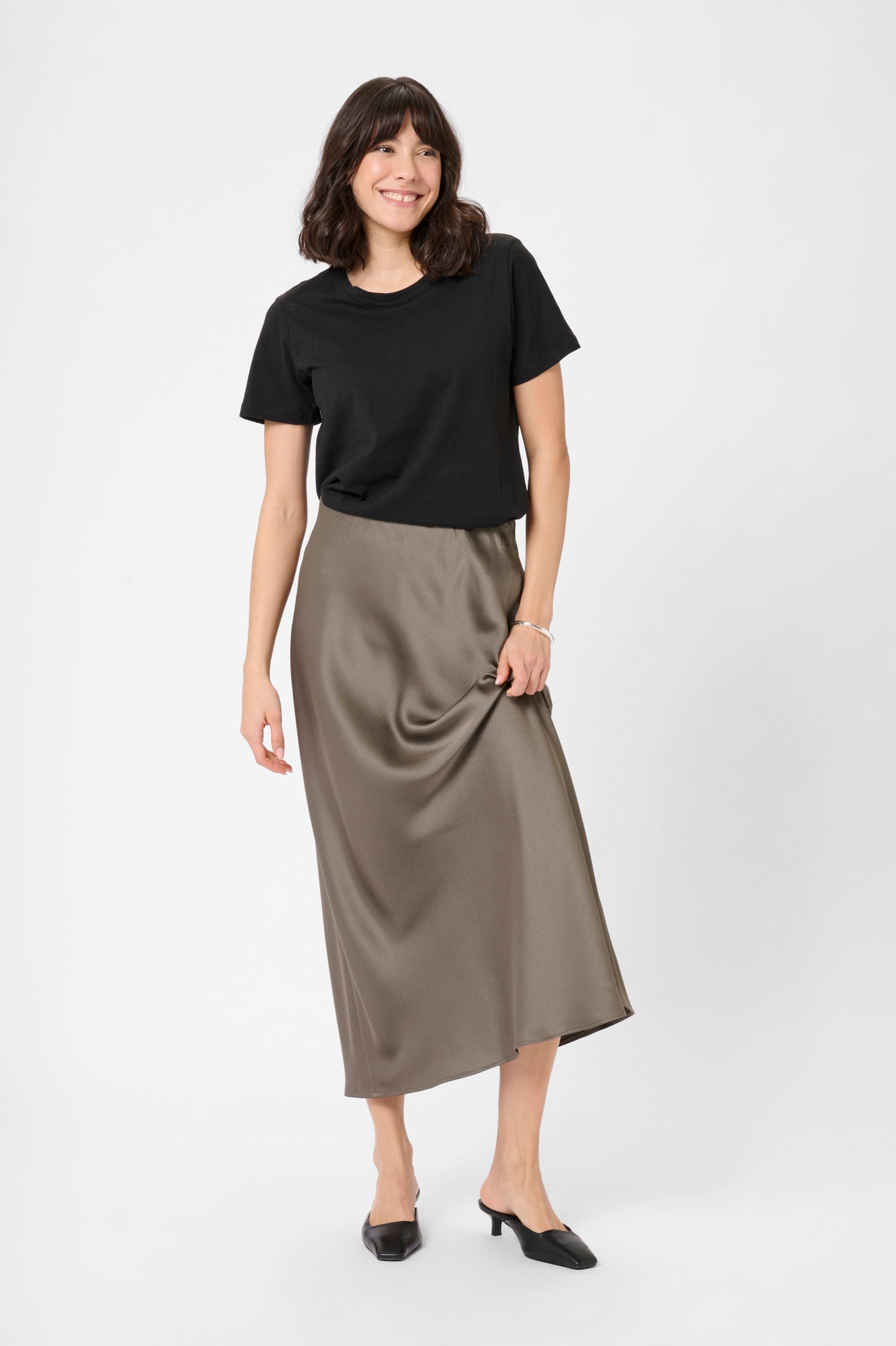 KA Lotte Skirt - Morel brun