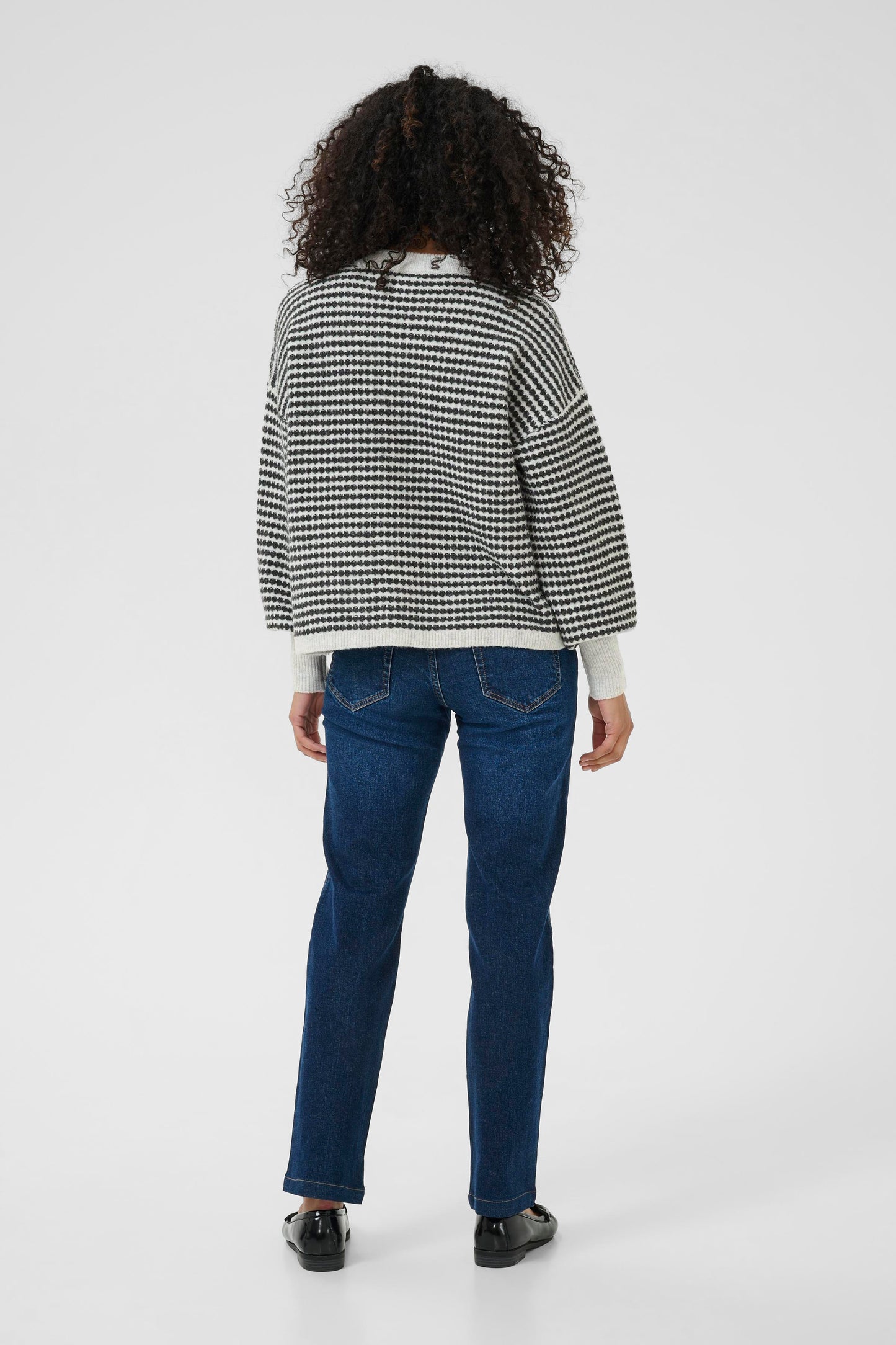 KA Ellery knit pullover - light grey melange