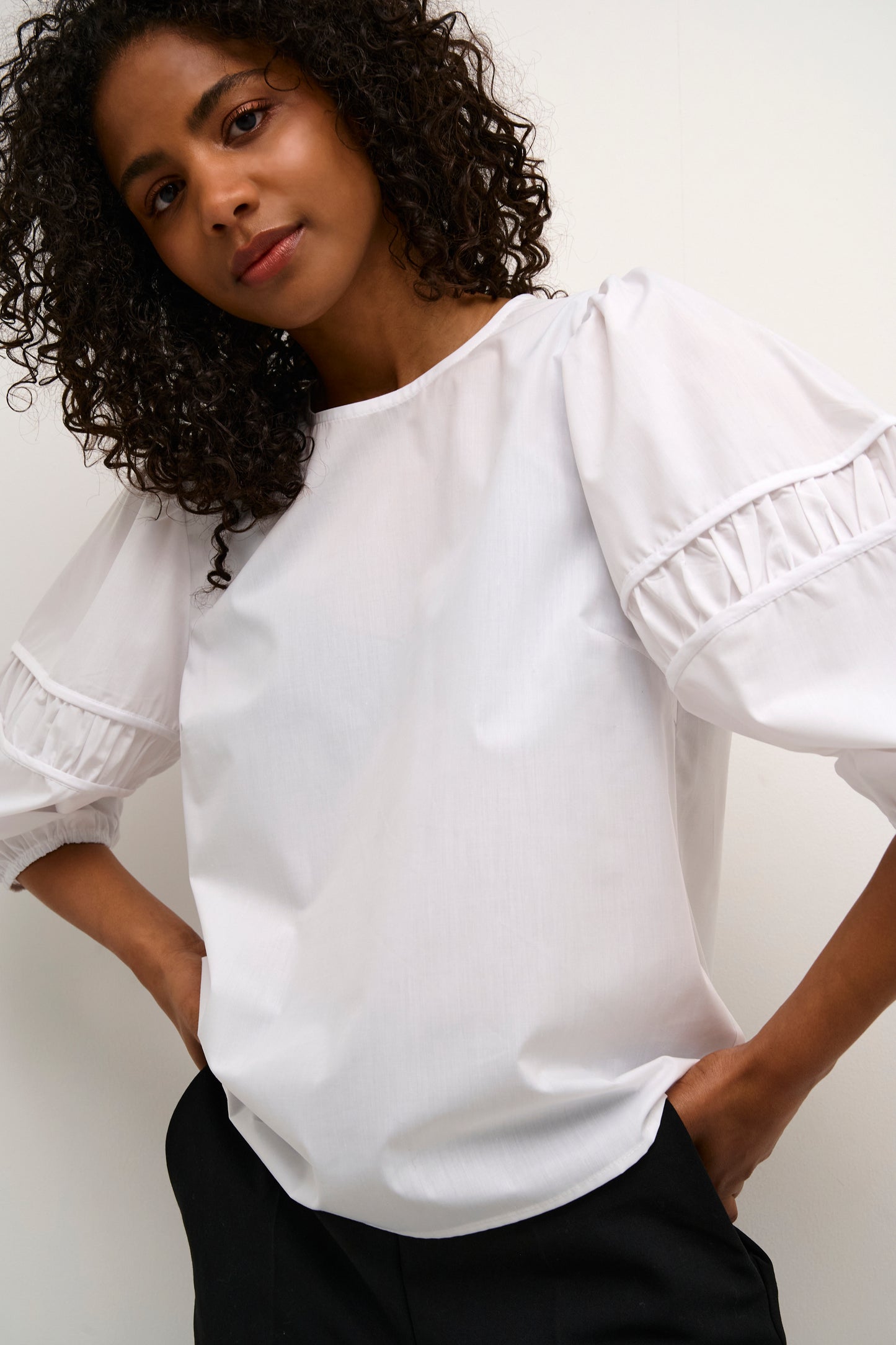 KA Emma Blouse - hvid