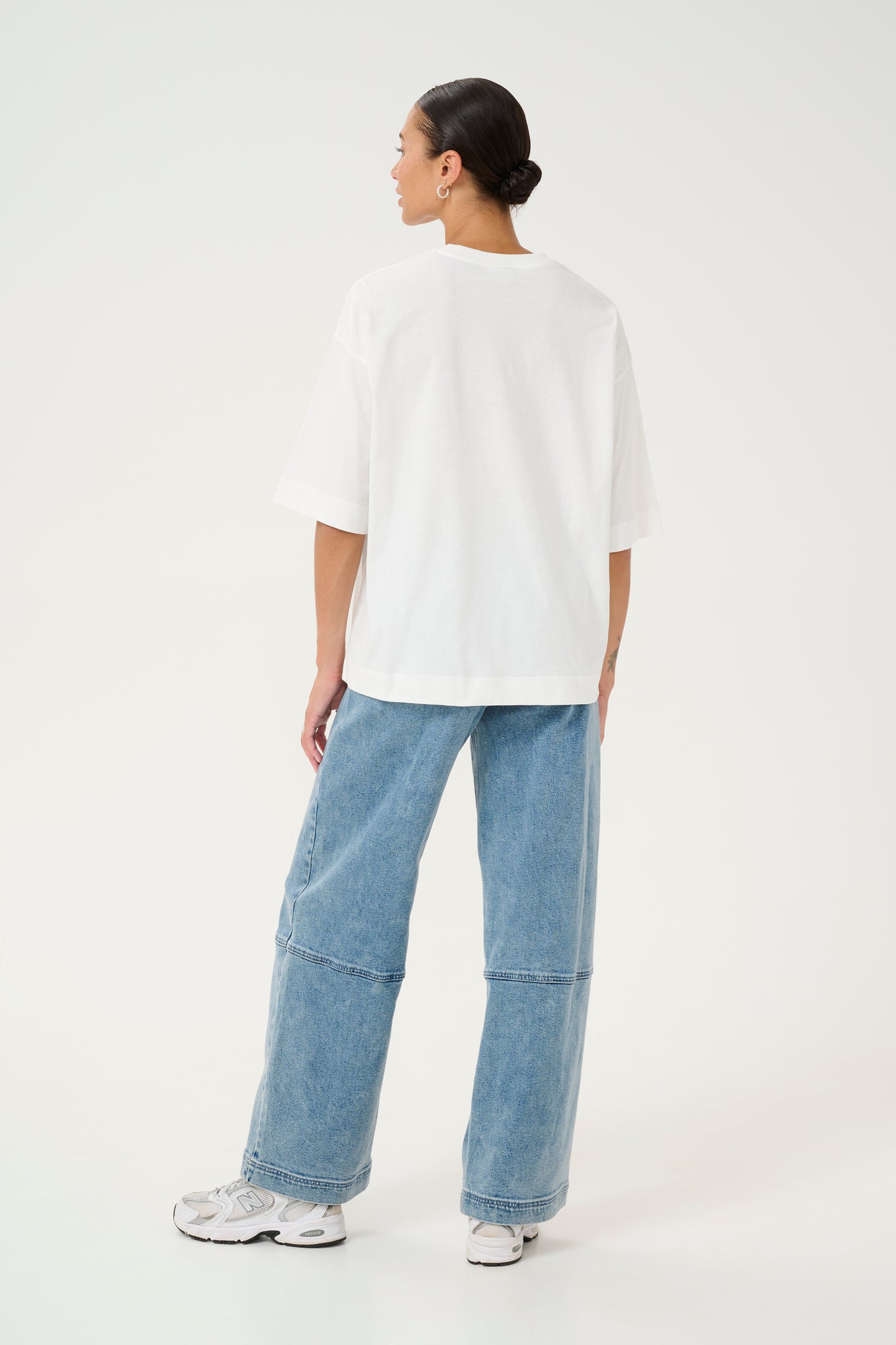 KA Gissa T-shirt - hvid m/pink skrift