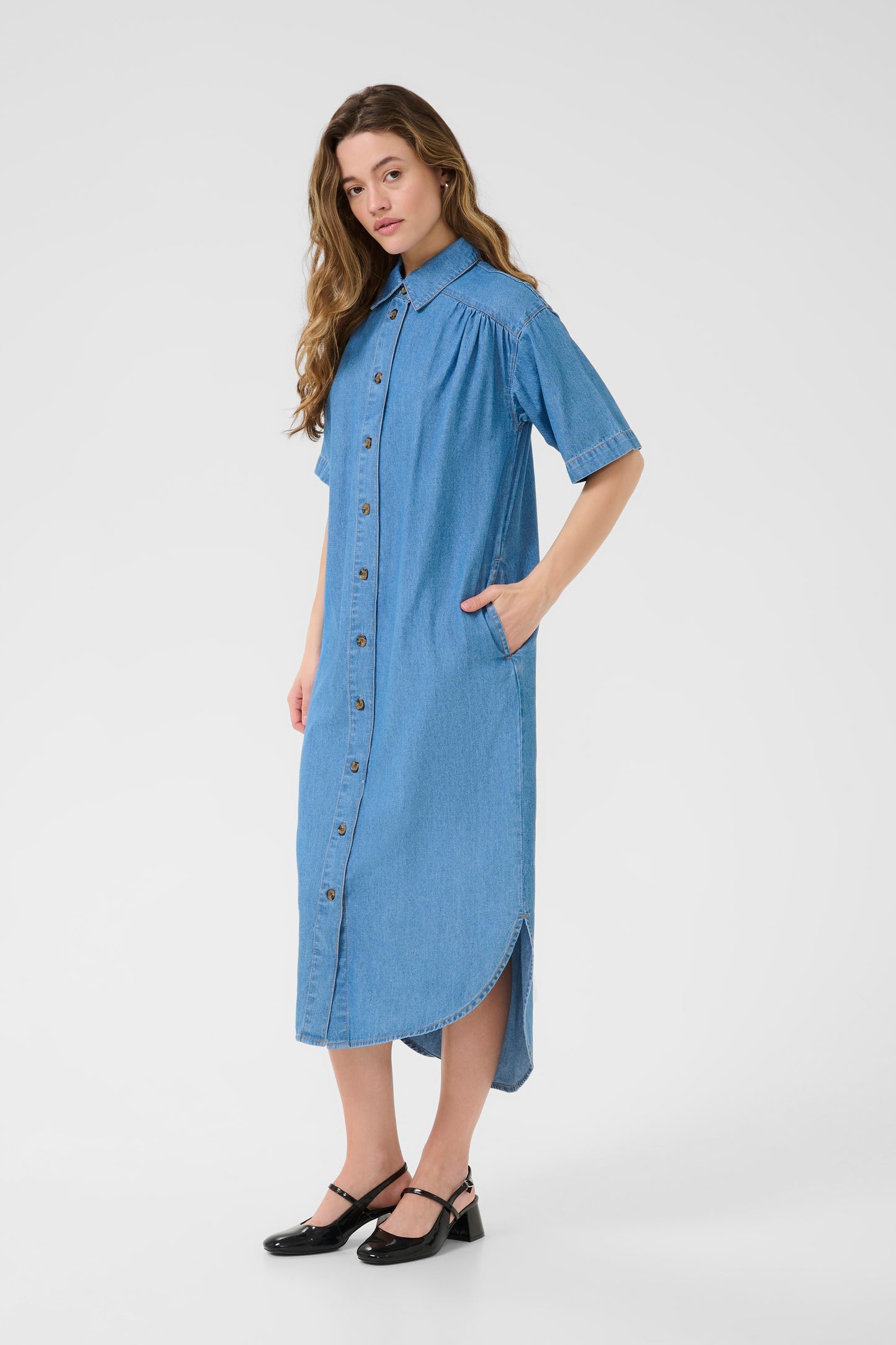 KA Luise denim dress - medium blue