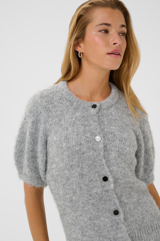 KA Emilie Evi Cardigan - grey melange
