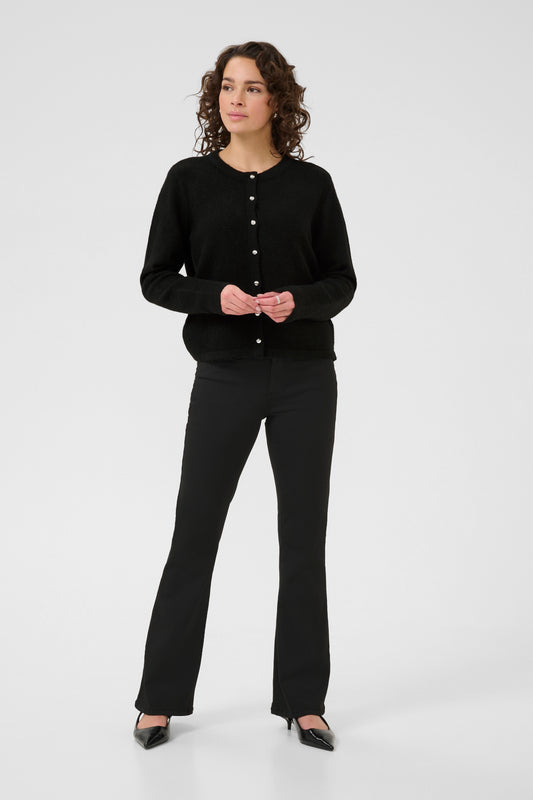 KA Niel Knit Cardigan - black