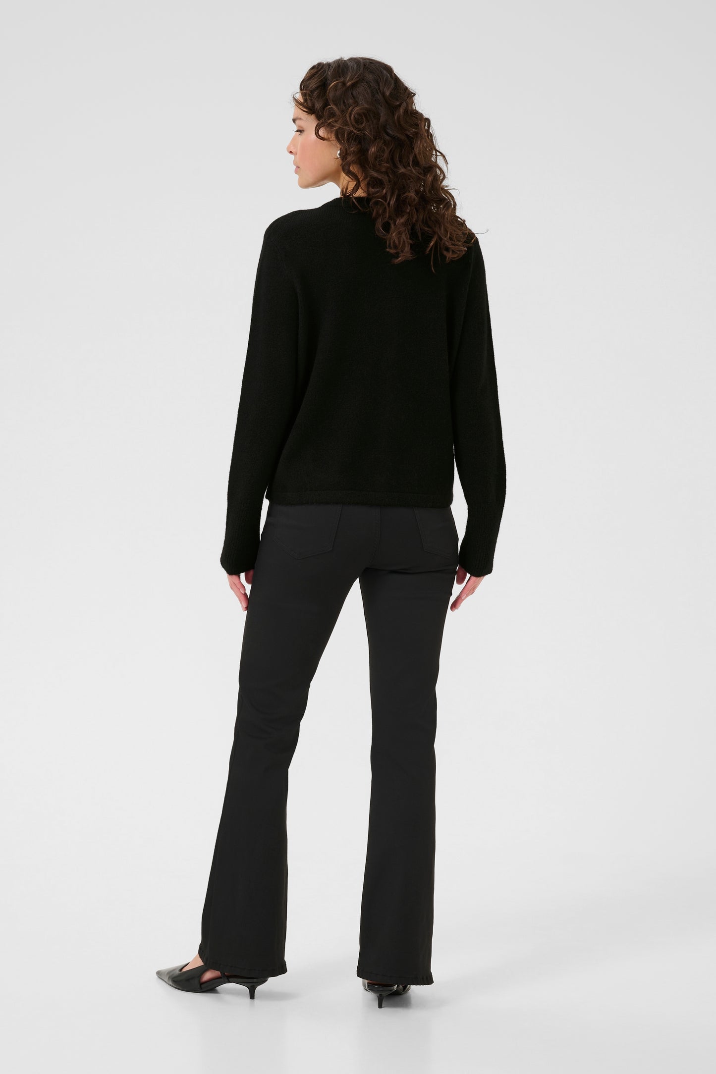 KA Niel Knit Cardigan - black