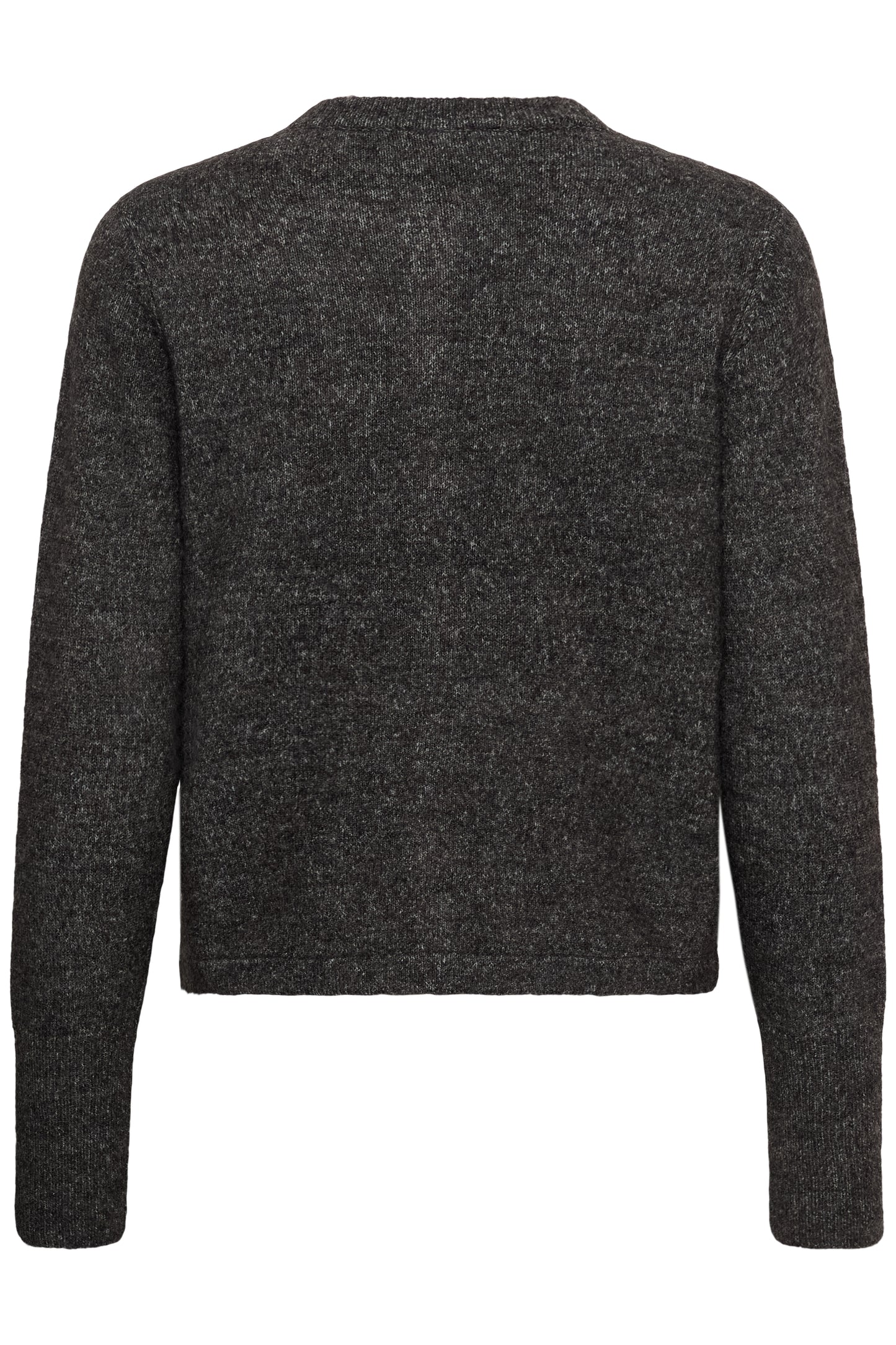KA Niel Knit Cardigan - dark grey melange