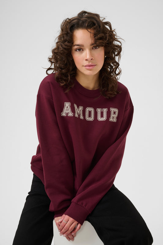 KA Elenora Sweatshirt - windsor wine