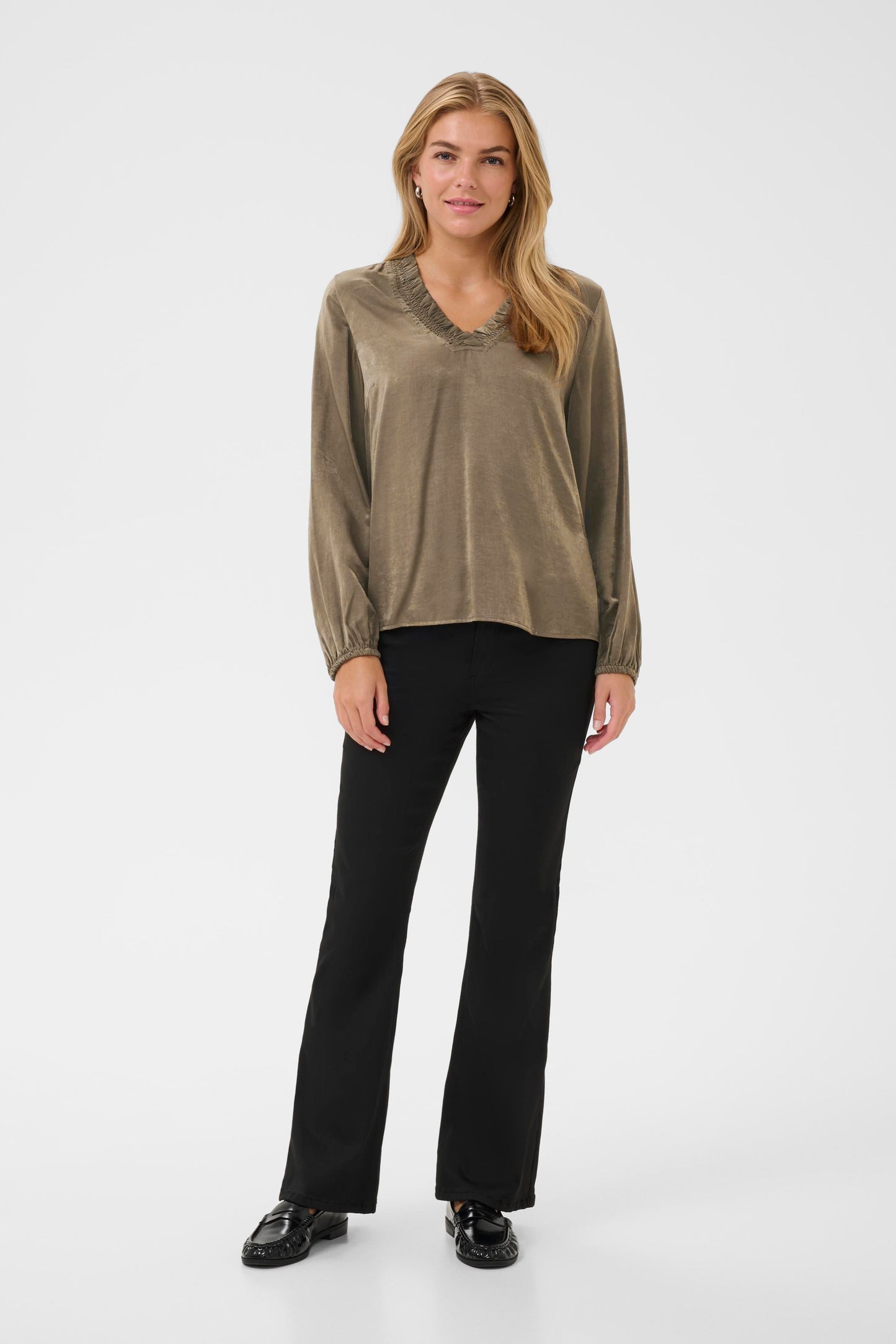 KA Mille Blouse - morel brun