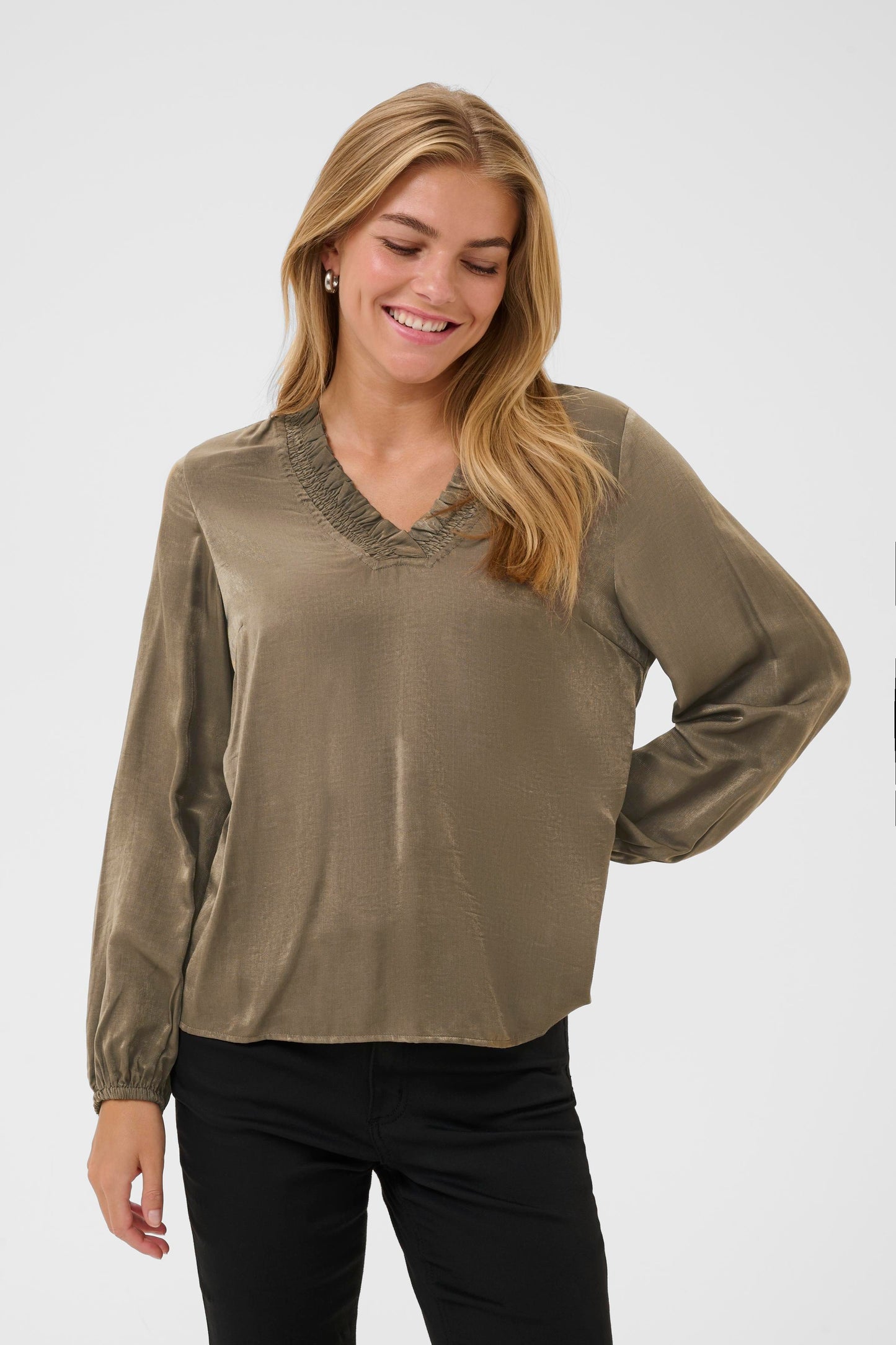 KA Mille Blouse - morel brun