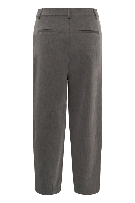 KA Sakura Cropped Pants - dark grey melange