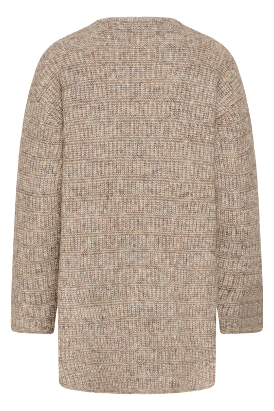 KA Kikki Cardigan - Dessert Taupe Melange