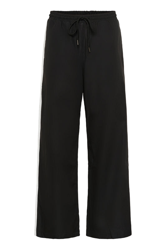 KA Vanessa Pants - sort m/hvid strib