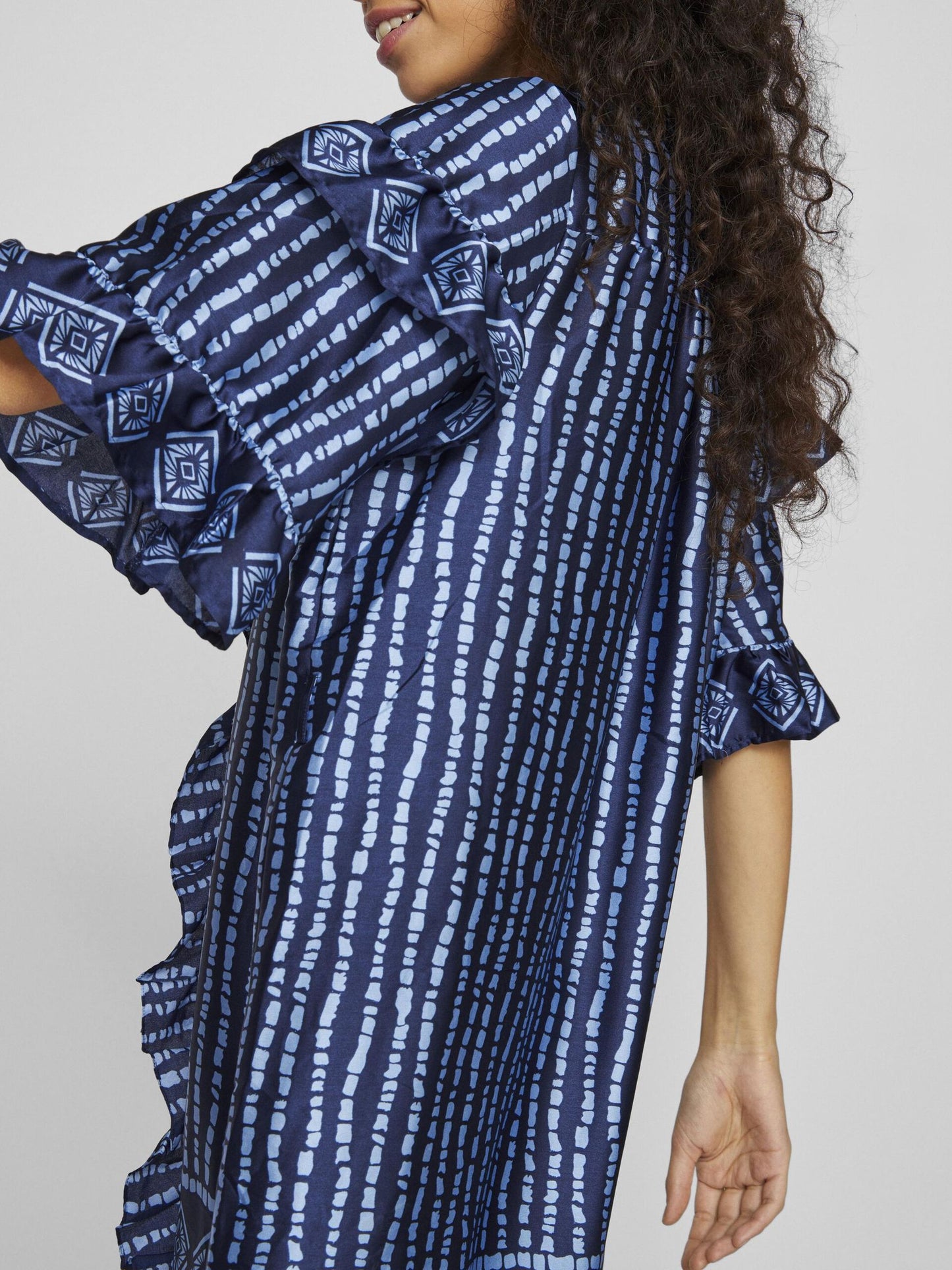 VL Vikavas 2/4 frill dress - navy