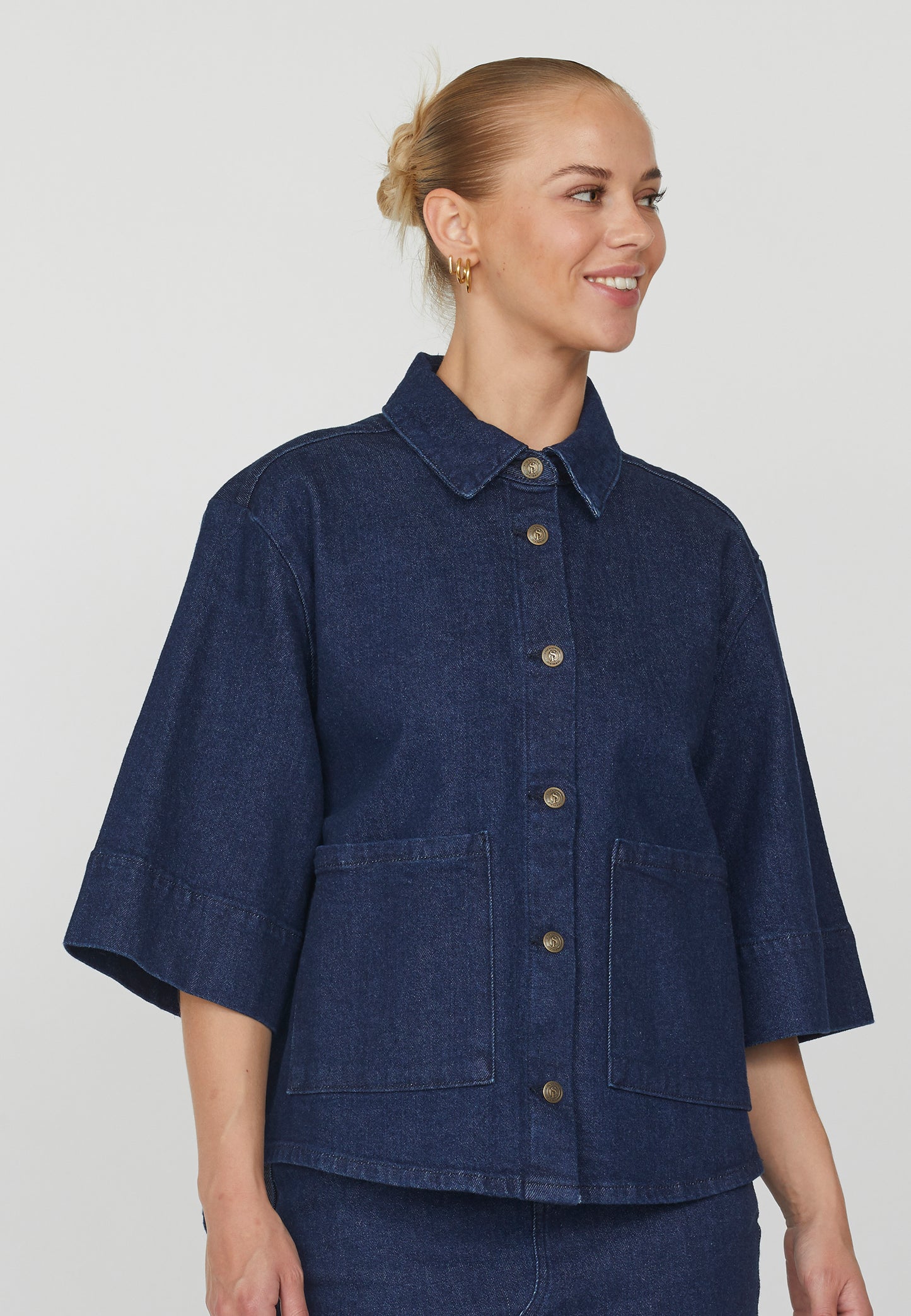 SP OLEA JA8 - unwashed blue denim