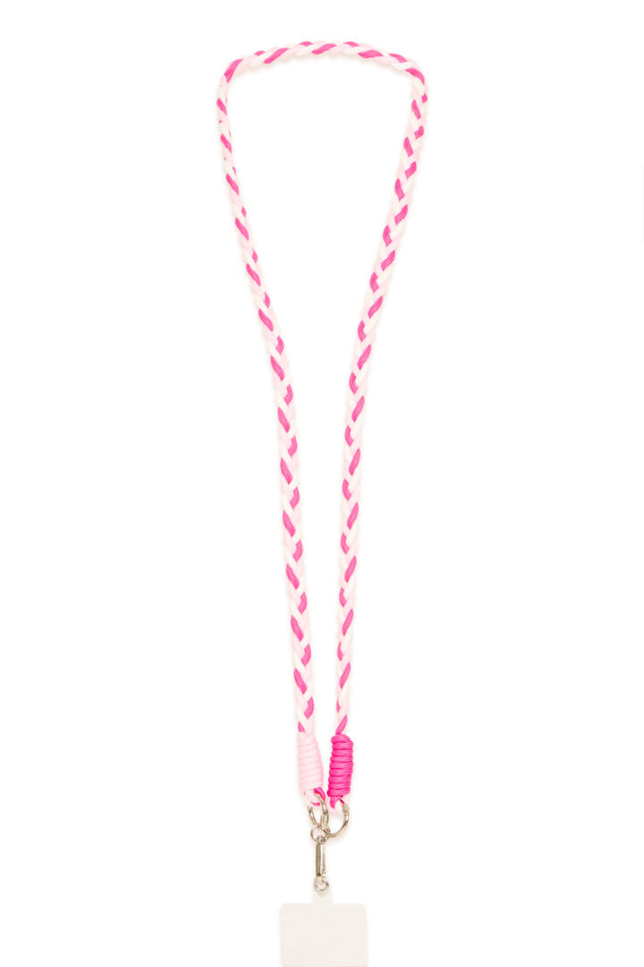 IC Phone strap - bright rose