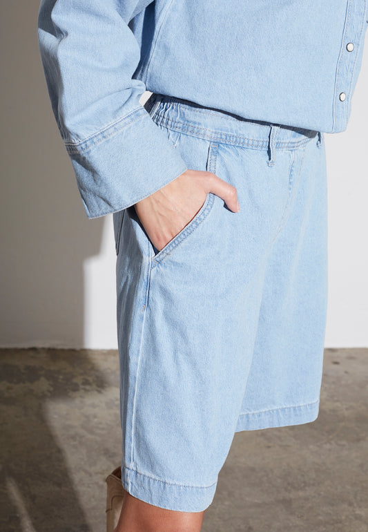 SP OSA-Shorts - light blue wash