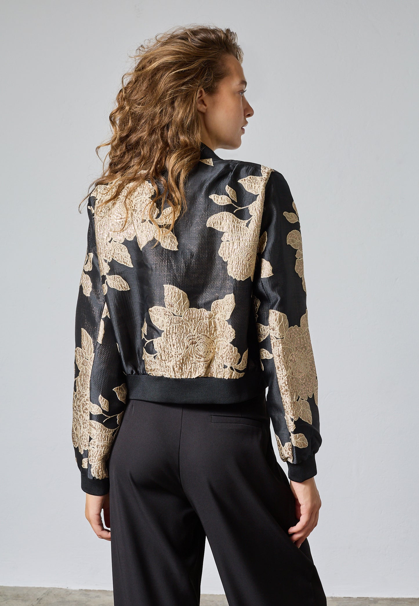 SP GARWIN Jakke - black/gold