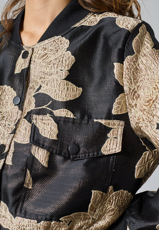 SP GARWIN Jakke - black/gold