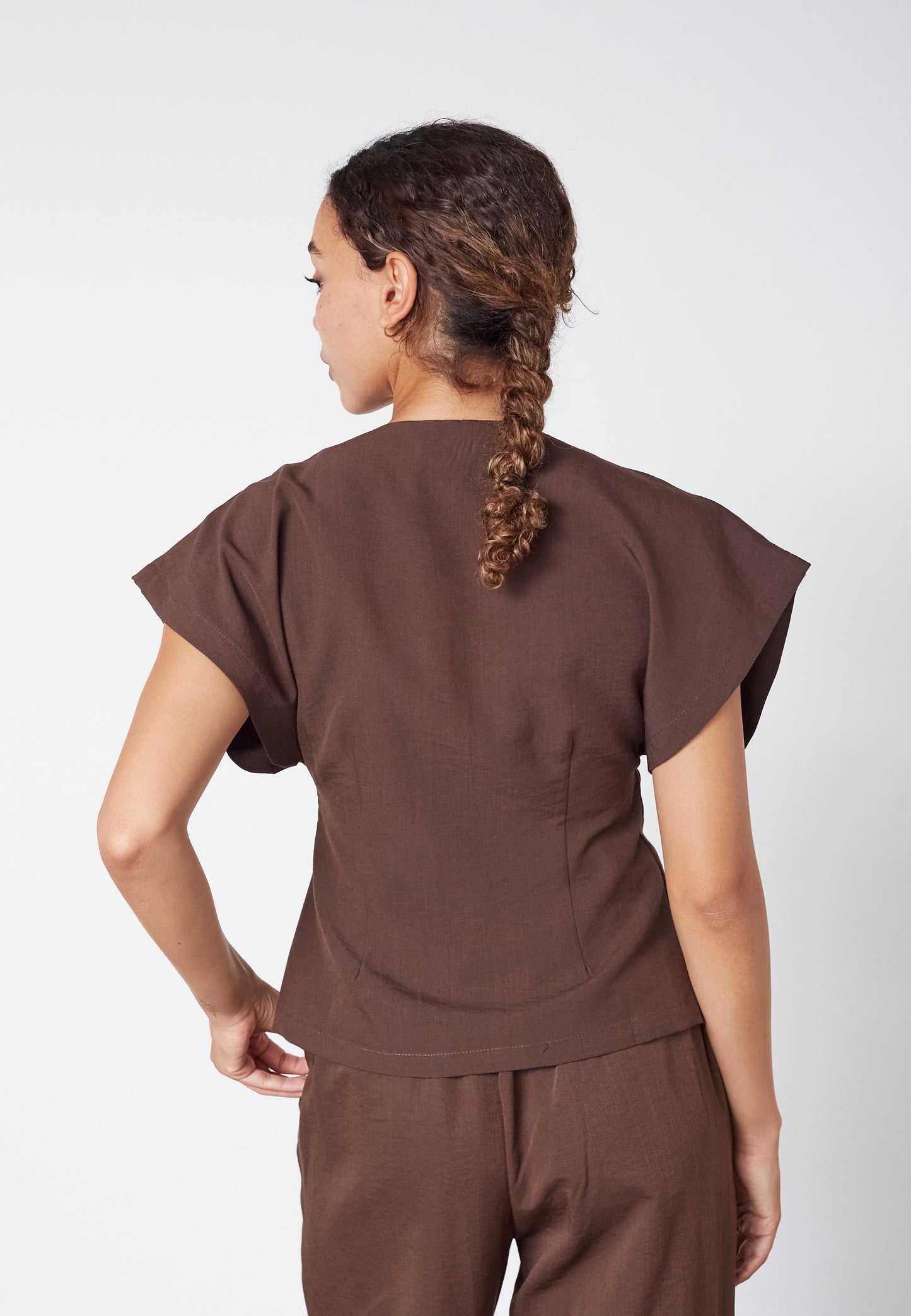 SP GEVELA vest - brown