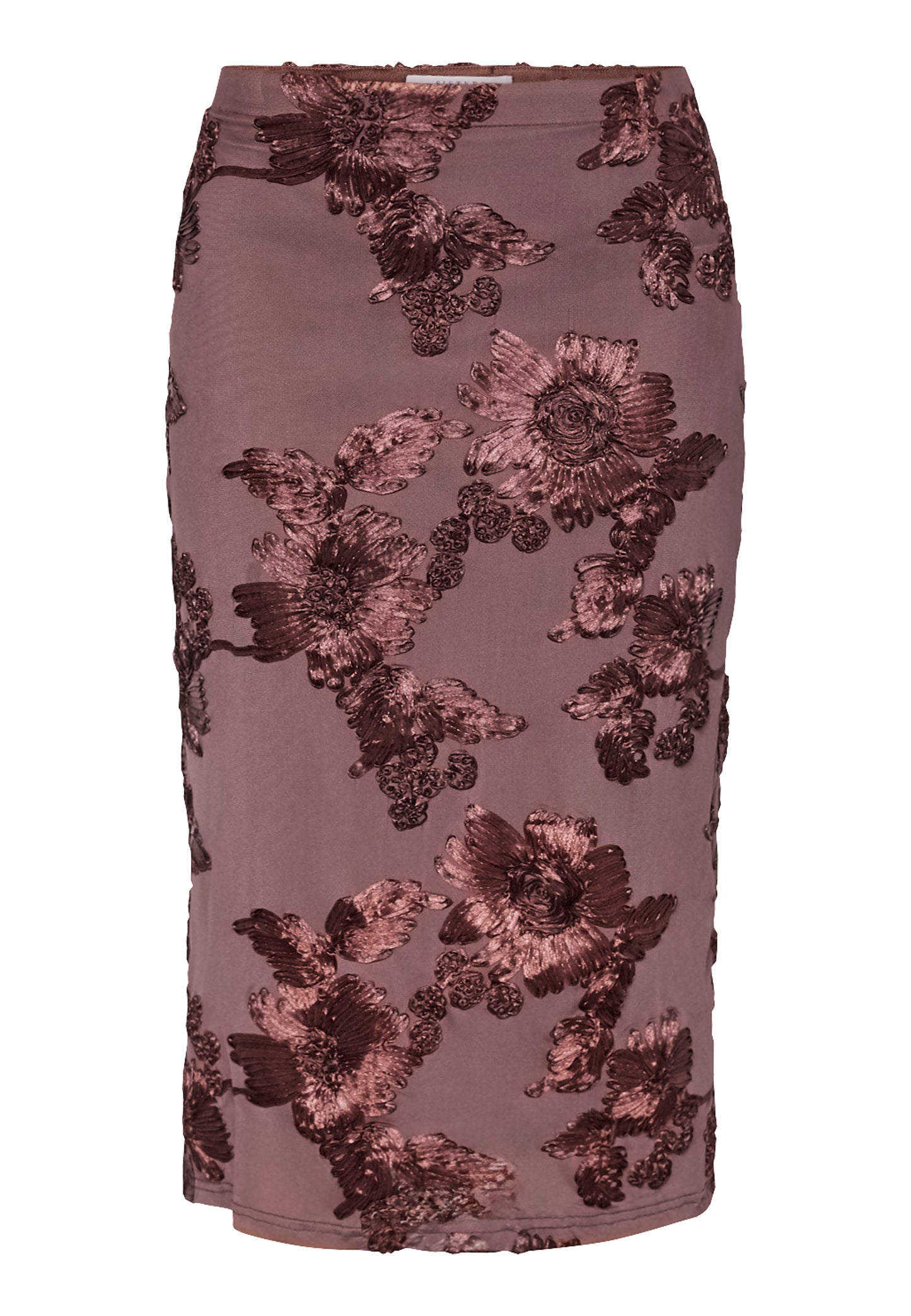 SP SIS Skirt - brown m/fine detaljer