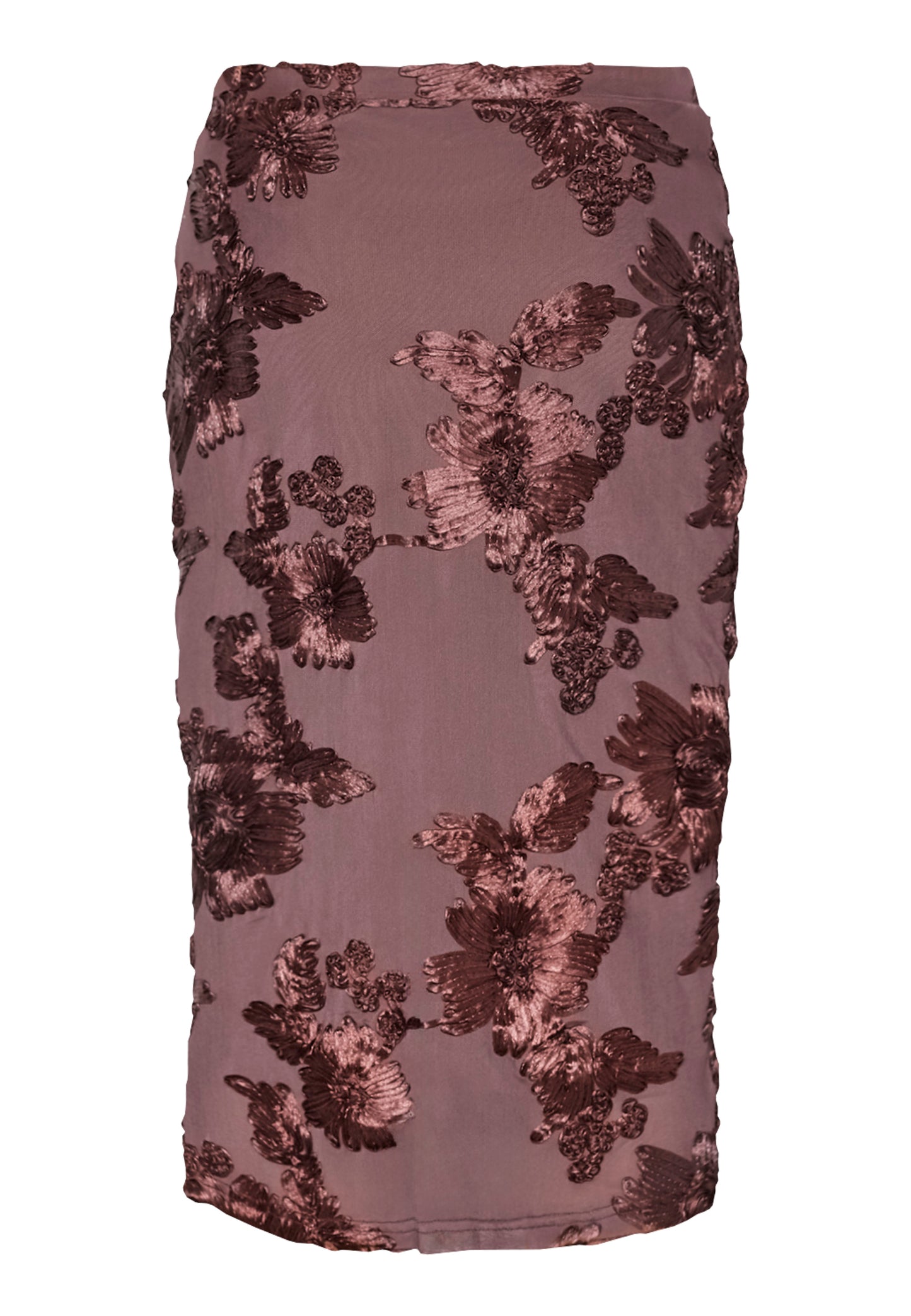 SP SIS Skirt - brown m/fine detaljer