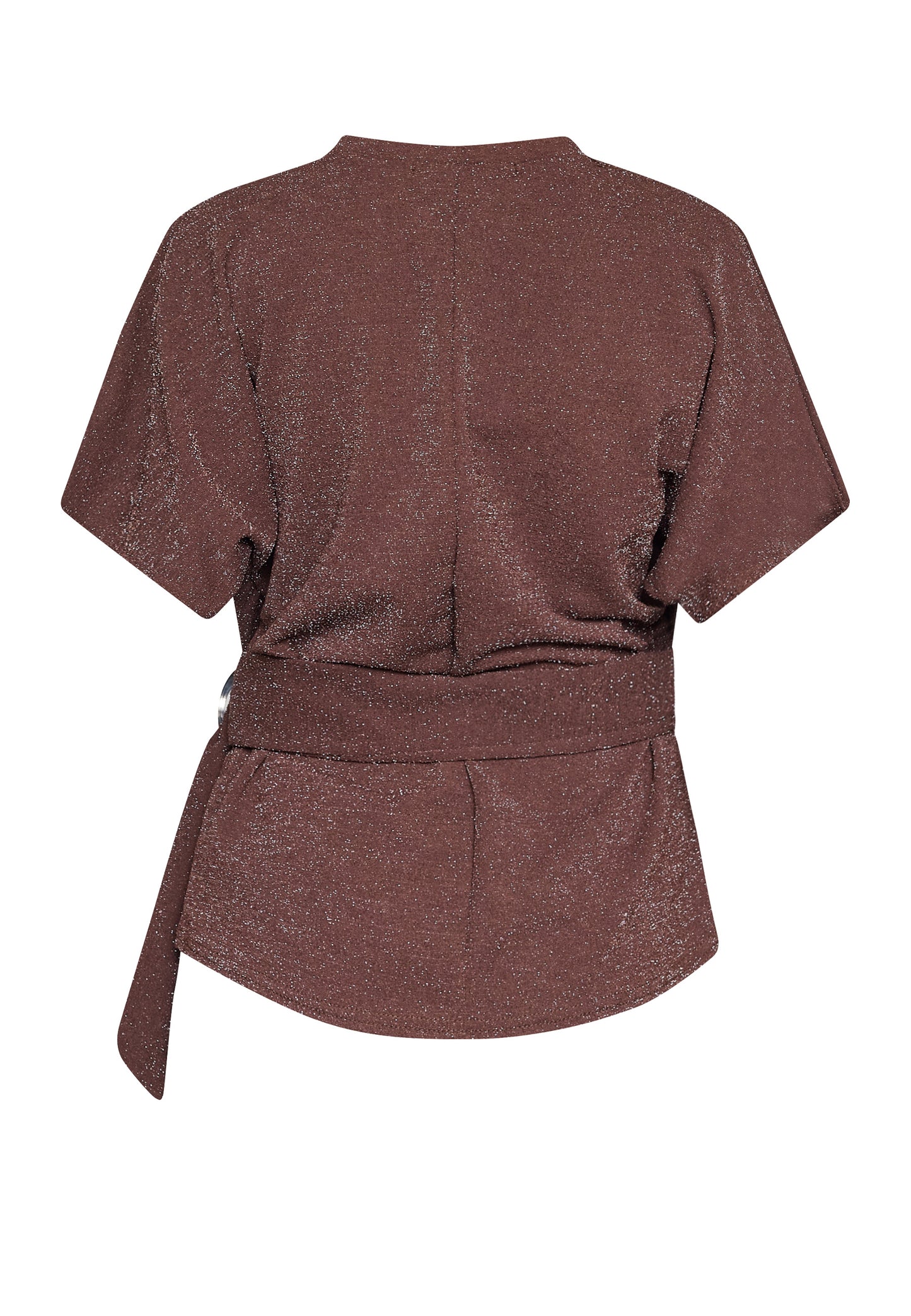 SP GELIA-Top - Chocolate/silver m/fin spænde