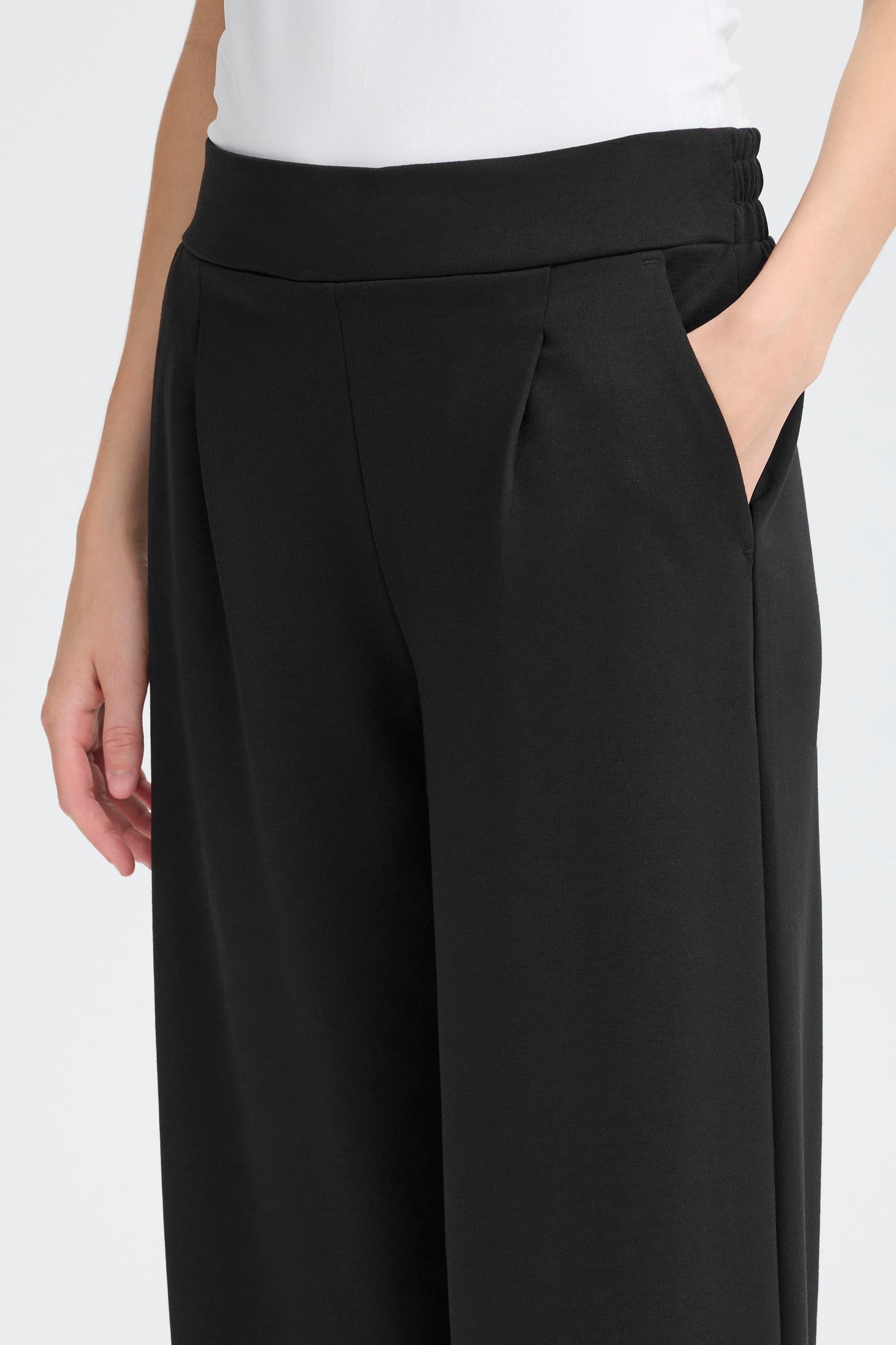 IC Kate Sus long wide pant - black