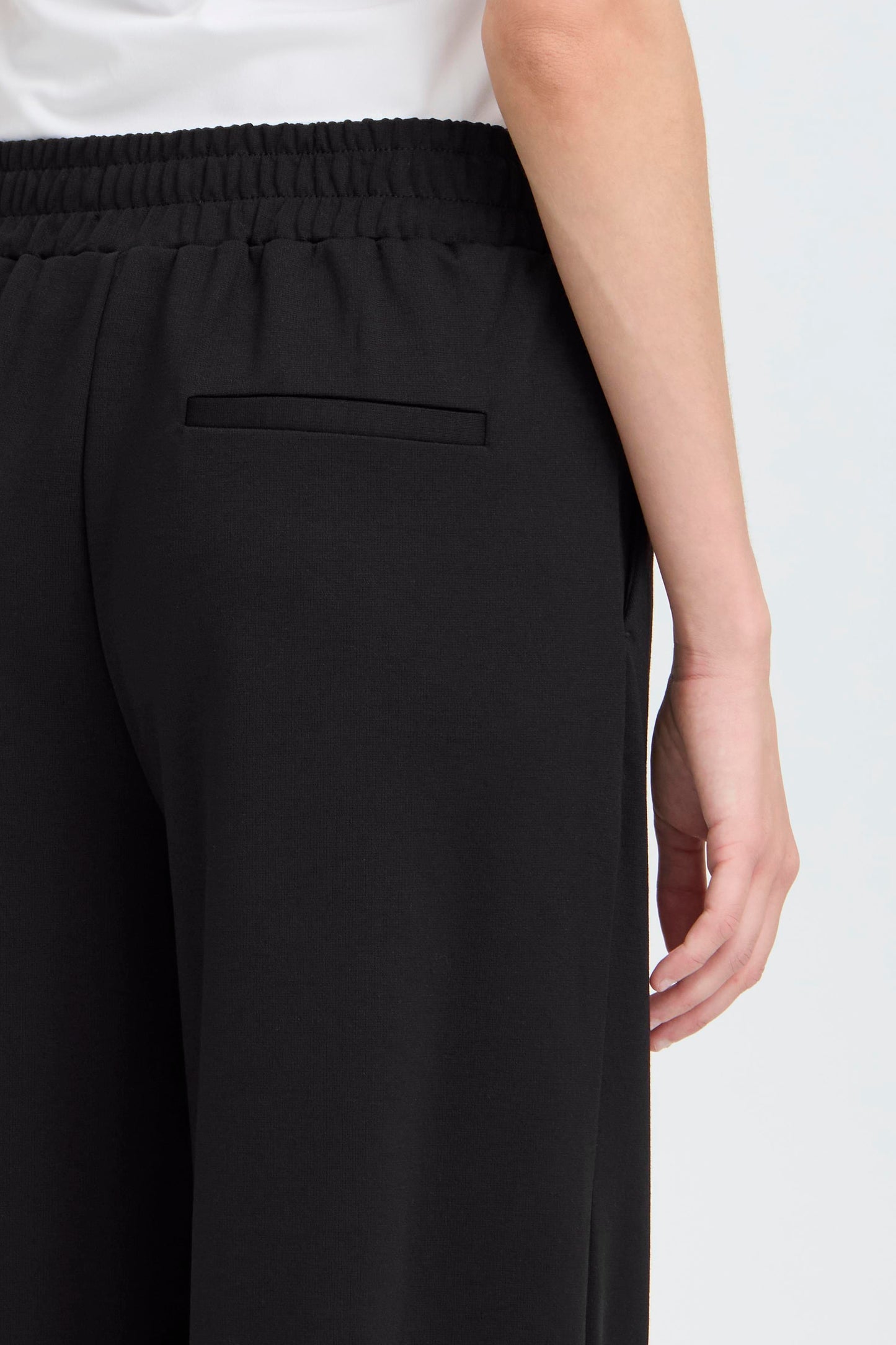 IC Kate Sus long wide pant - black