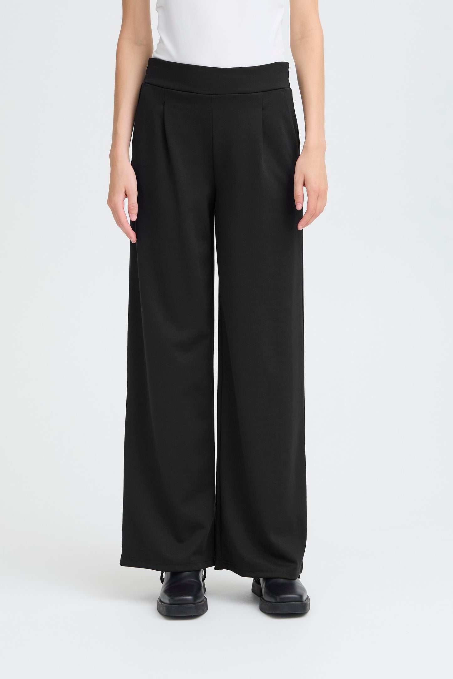 IC Kate Sus long wide pant - black