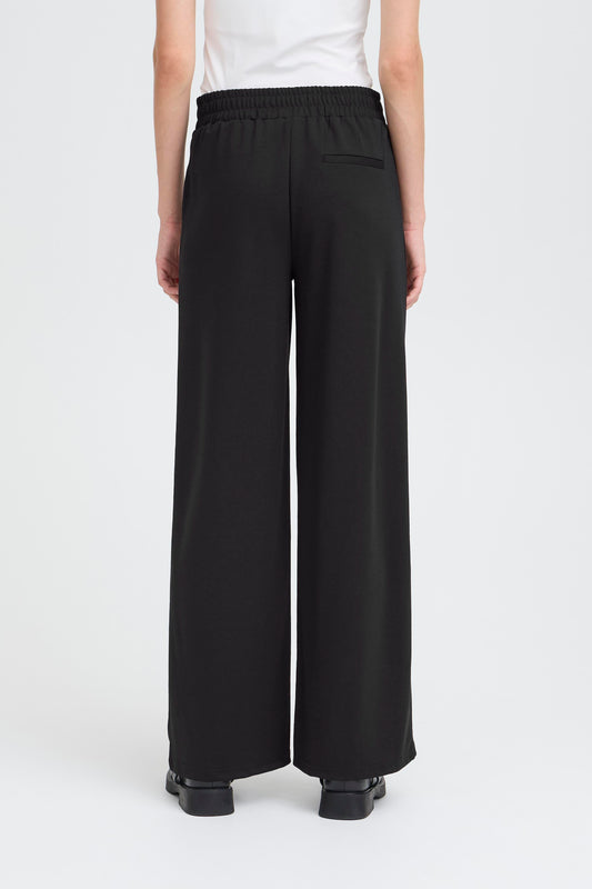 IC Kate Sus long wide pant - black
