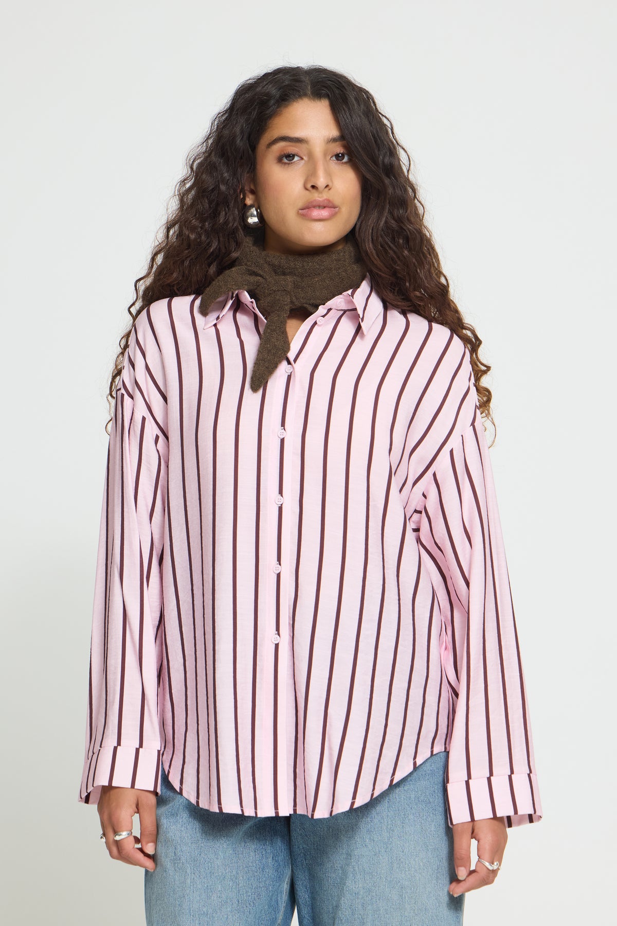 IC FOLTHEA Scarf - Coffee brown