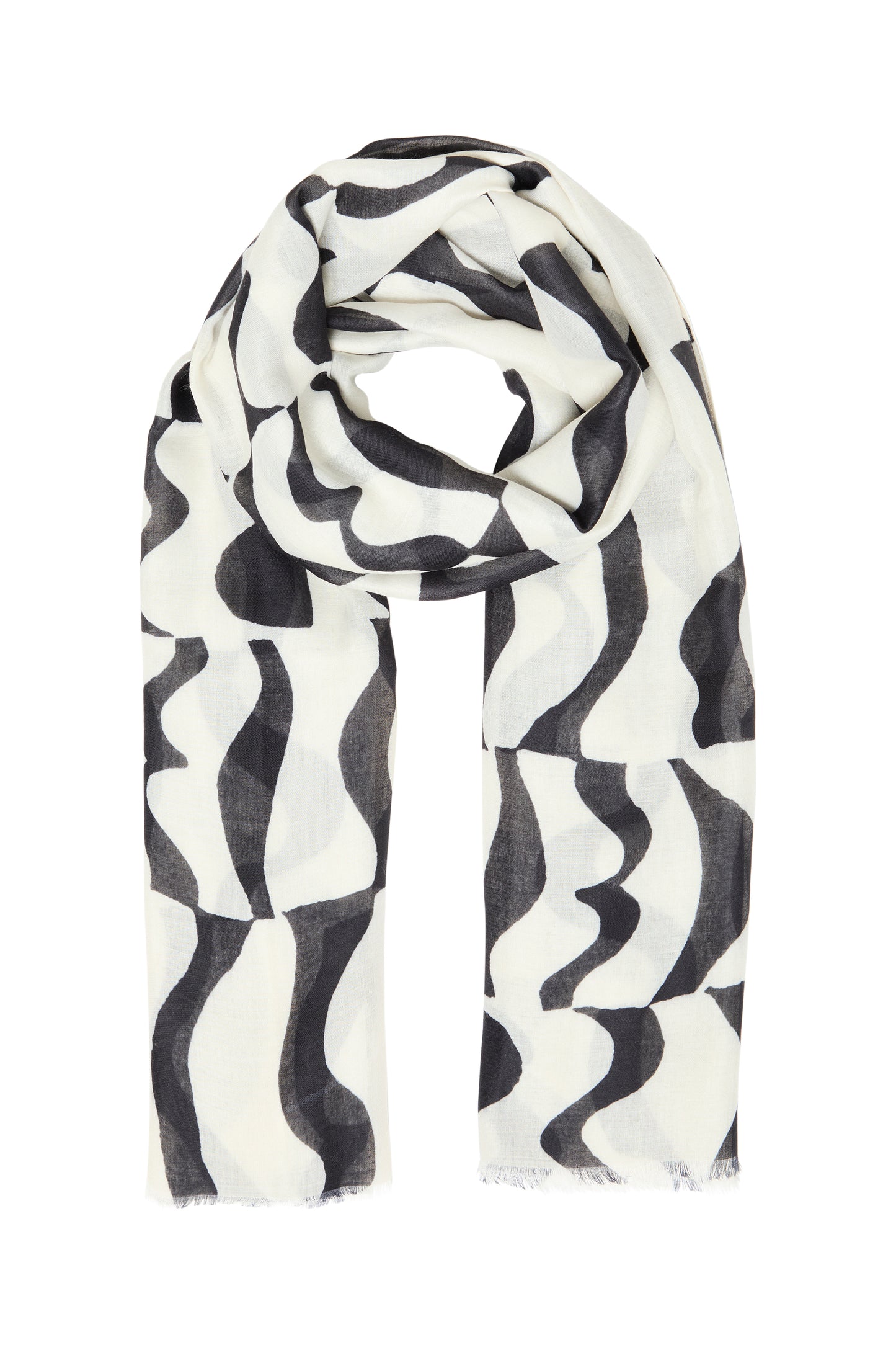 IC Marte Scarf - hvid/sort