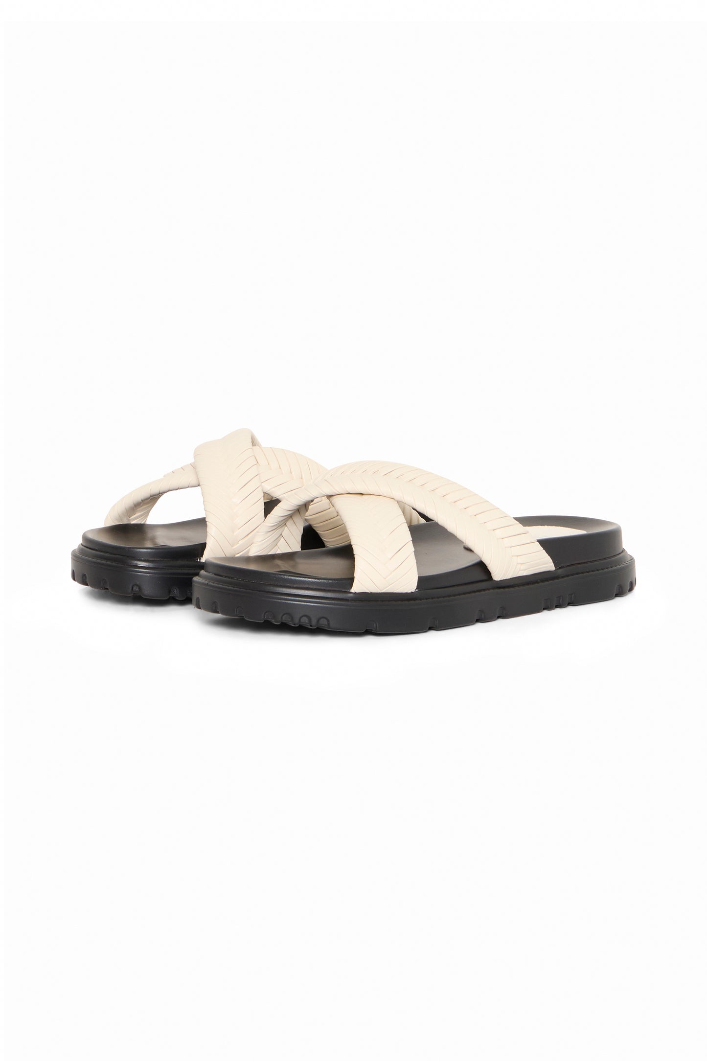 IC Trille sandaler hvid m/sort bund