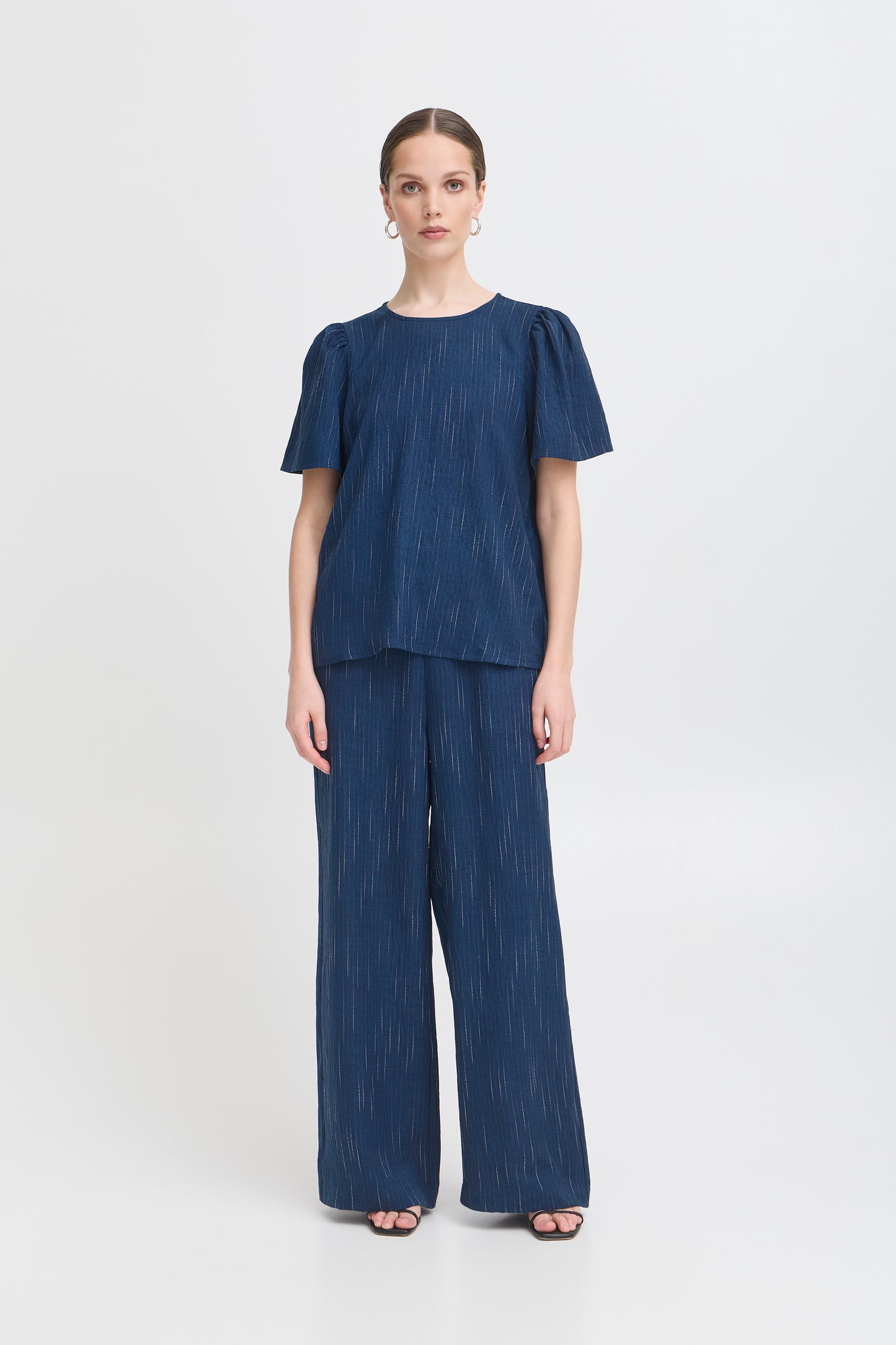 IC Remi pants - marine m/struktur