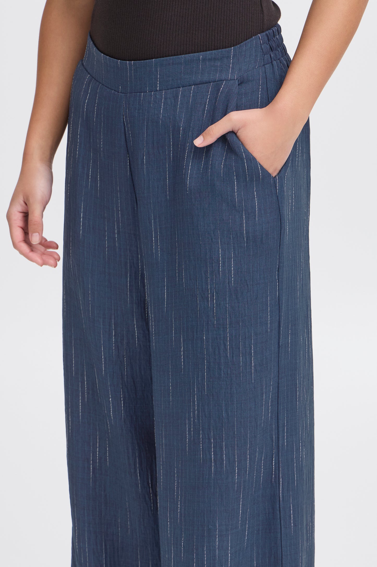 IC Remi pants - marine m/struktur