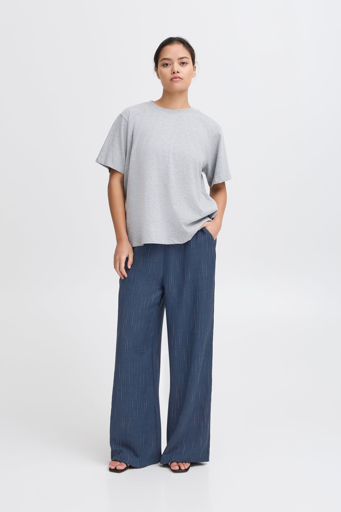 IC Remi pants - marine m/struktur