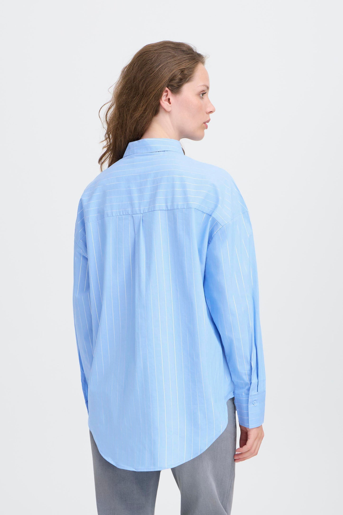 IC Kassy lurex shirt - blue