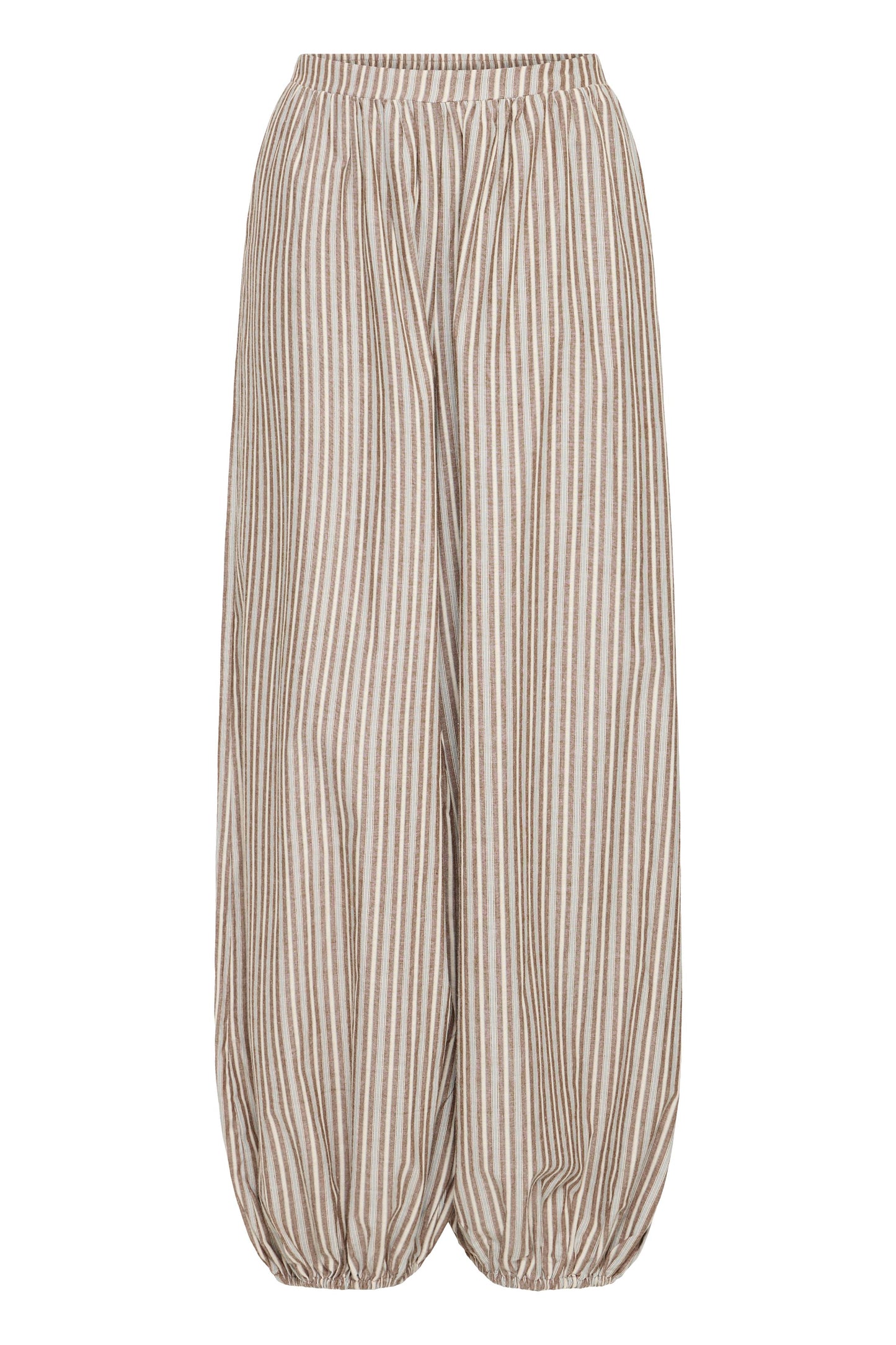 IC XMilly pants - hvid/brun strib