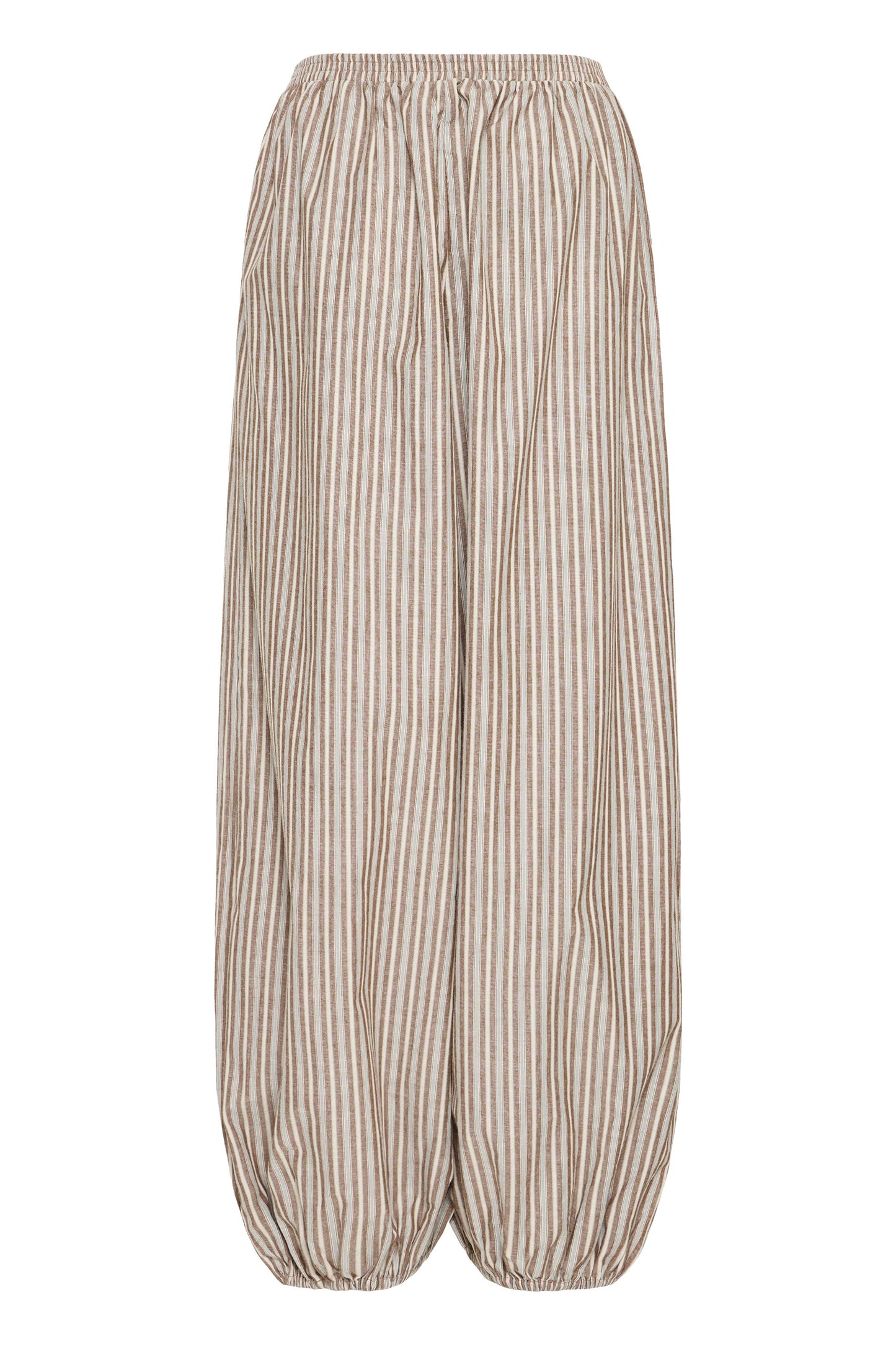IC XMilly pants - hvid/brun strib