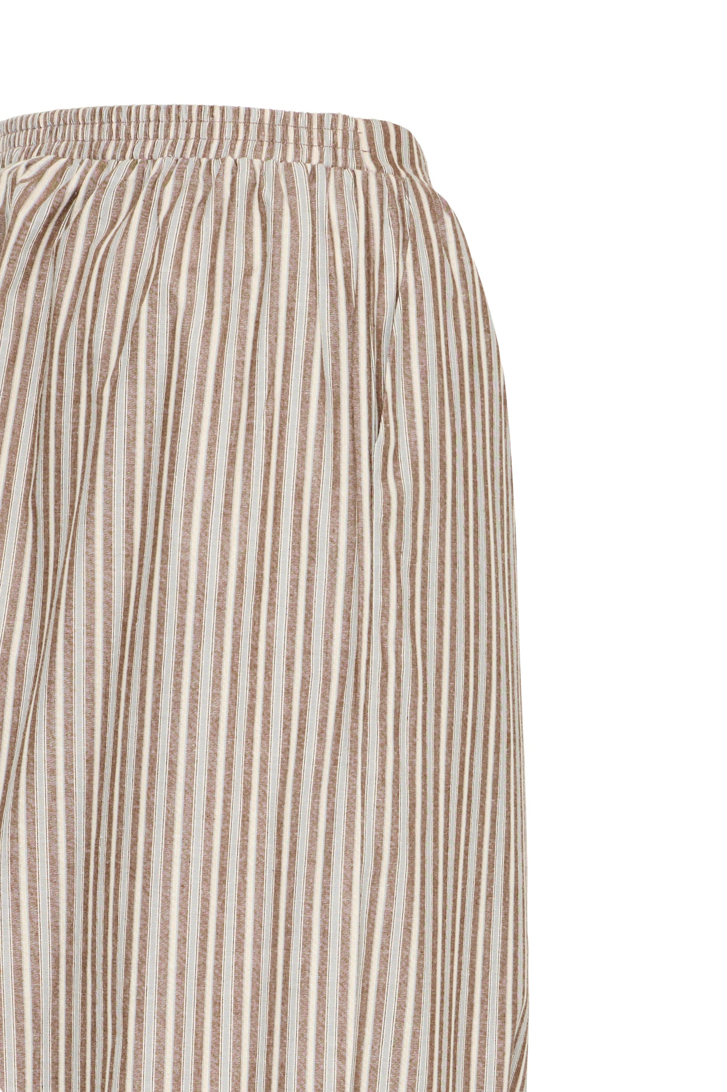 IC XMilly pants - hvid/brun strib