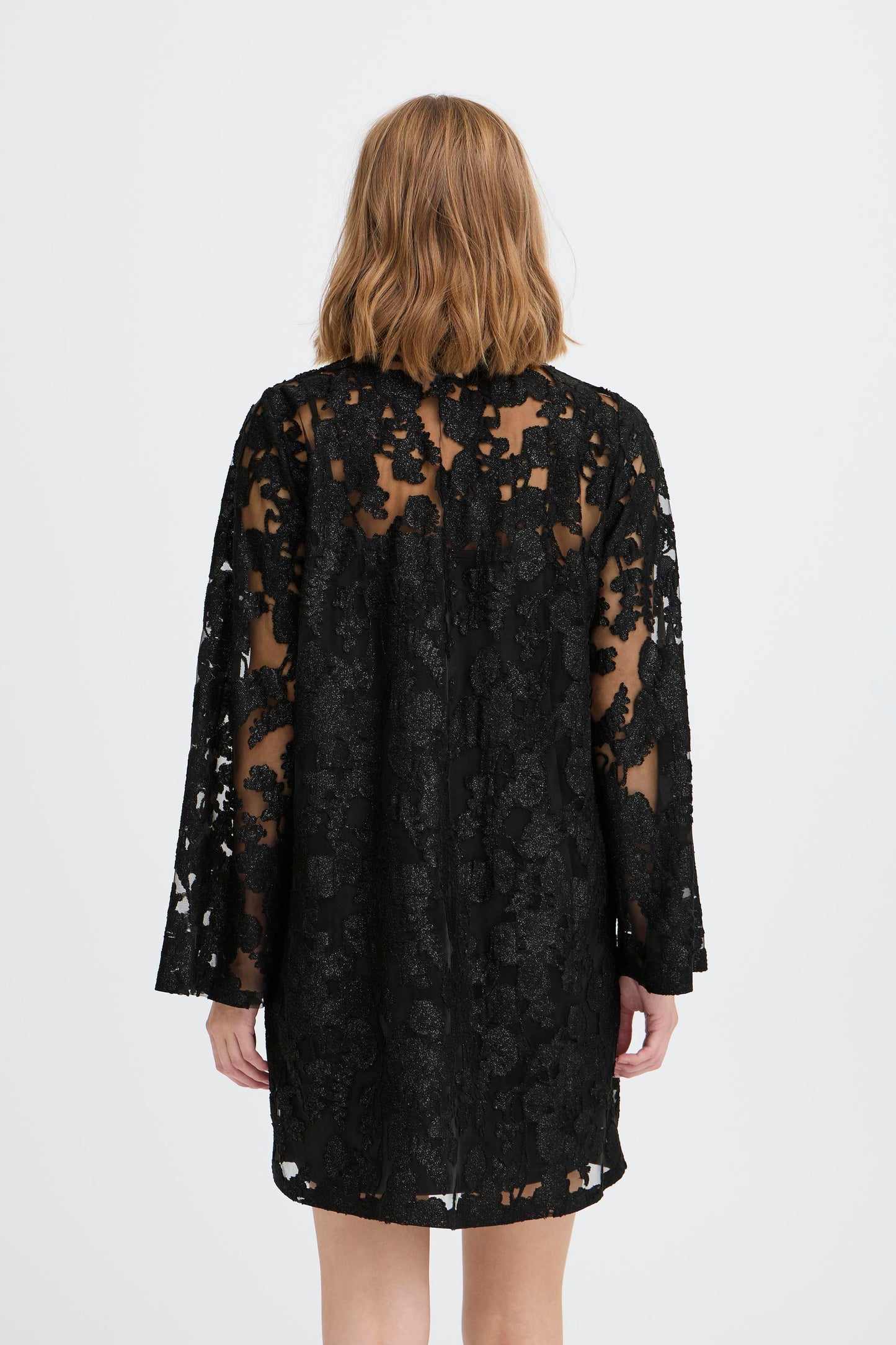 IC Lineo Dress - sort m/blonder