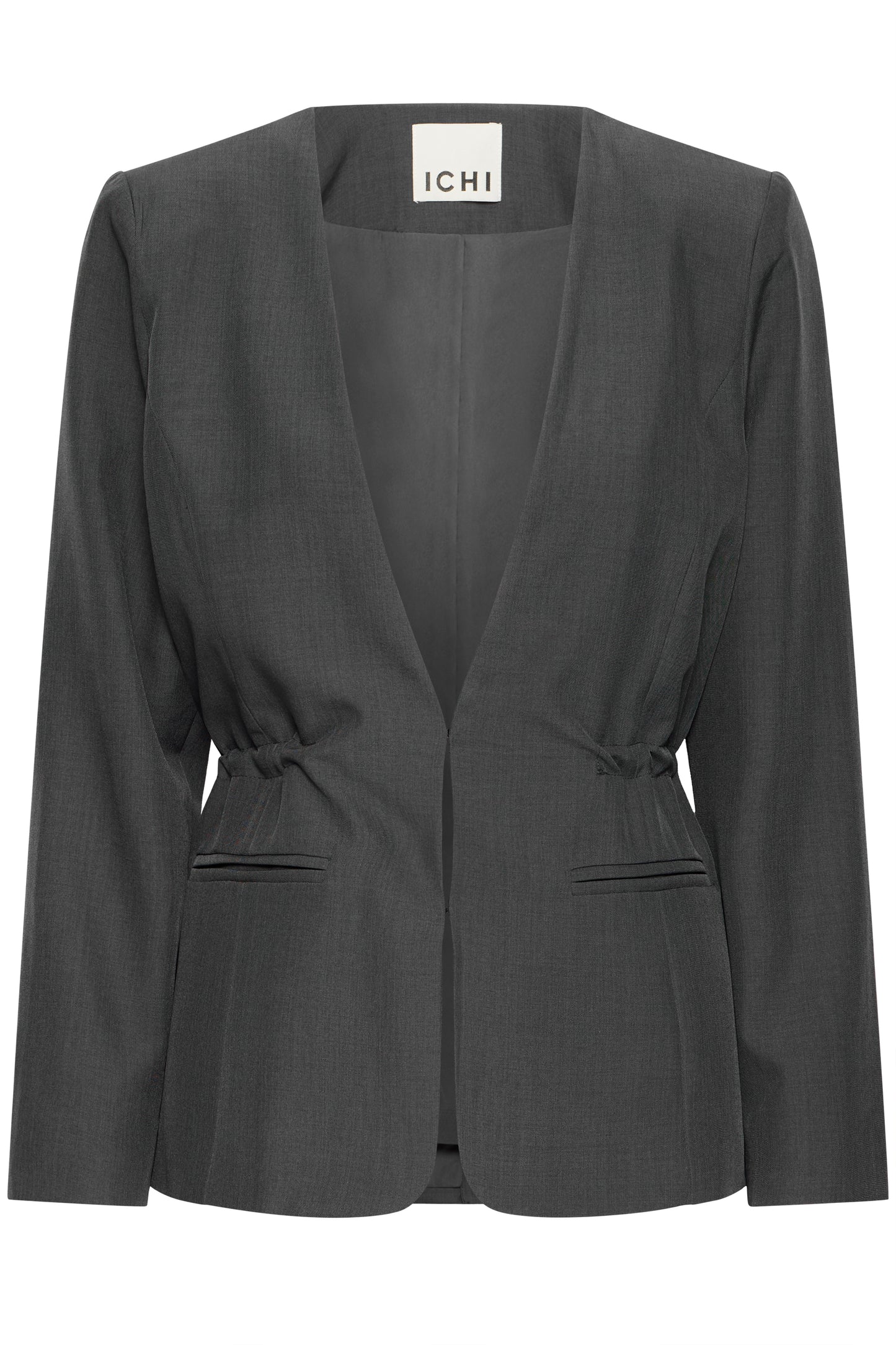 IC Fava Blazer - dark grey melange