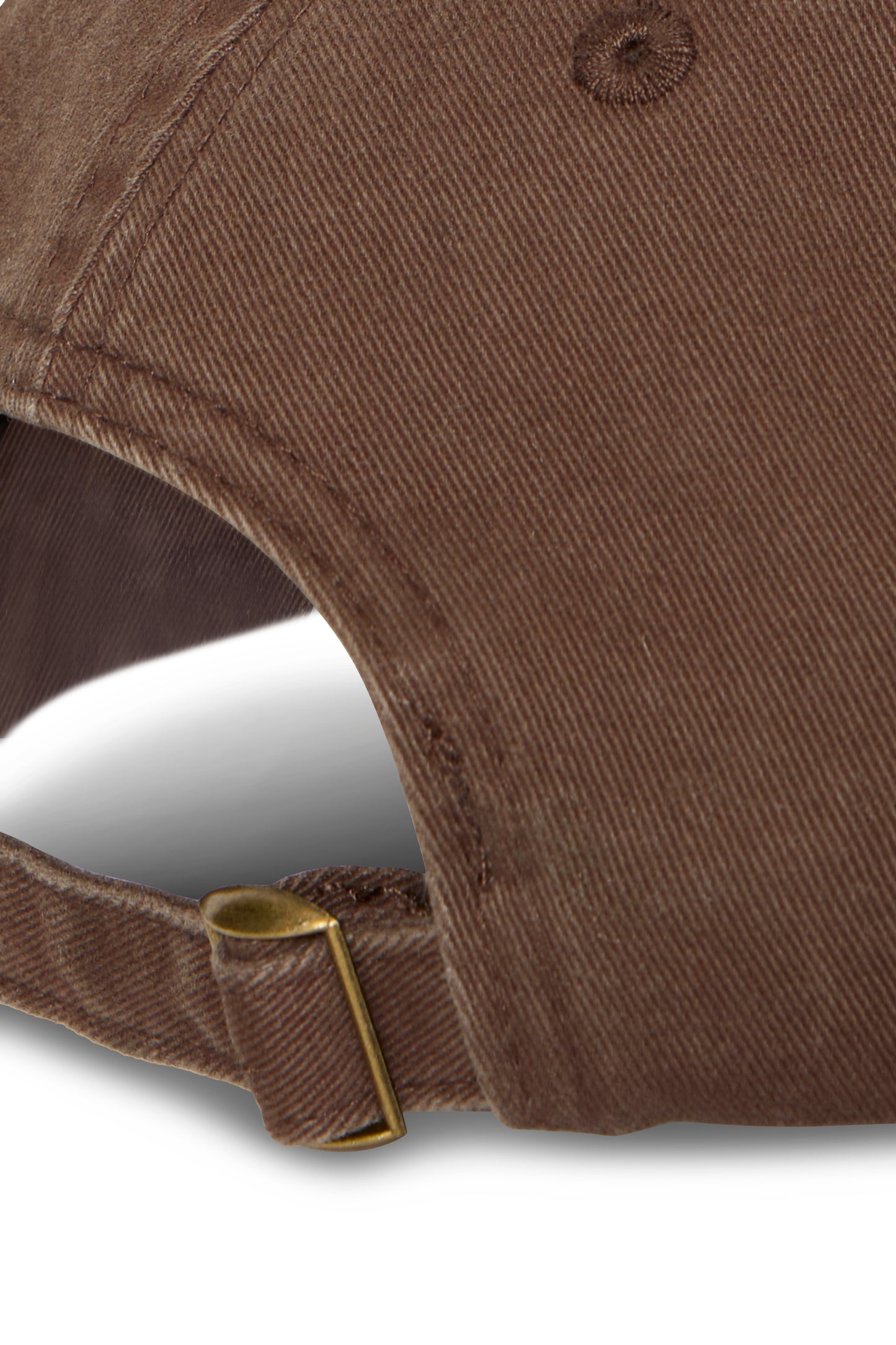 IC Mae cap - coffee brown m/blå broderi