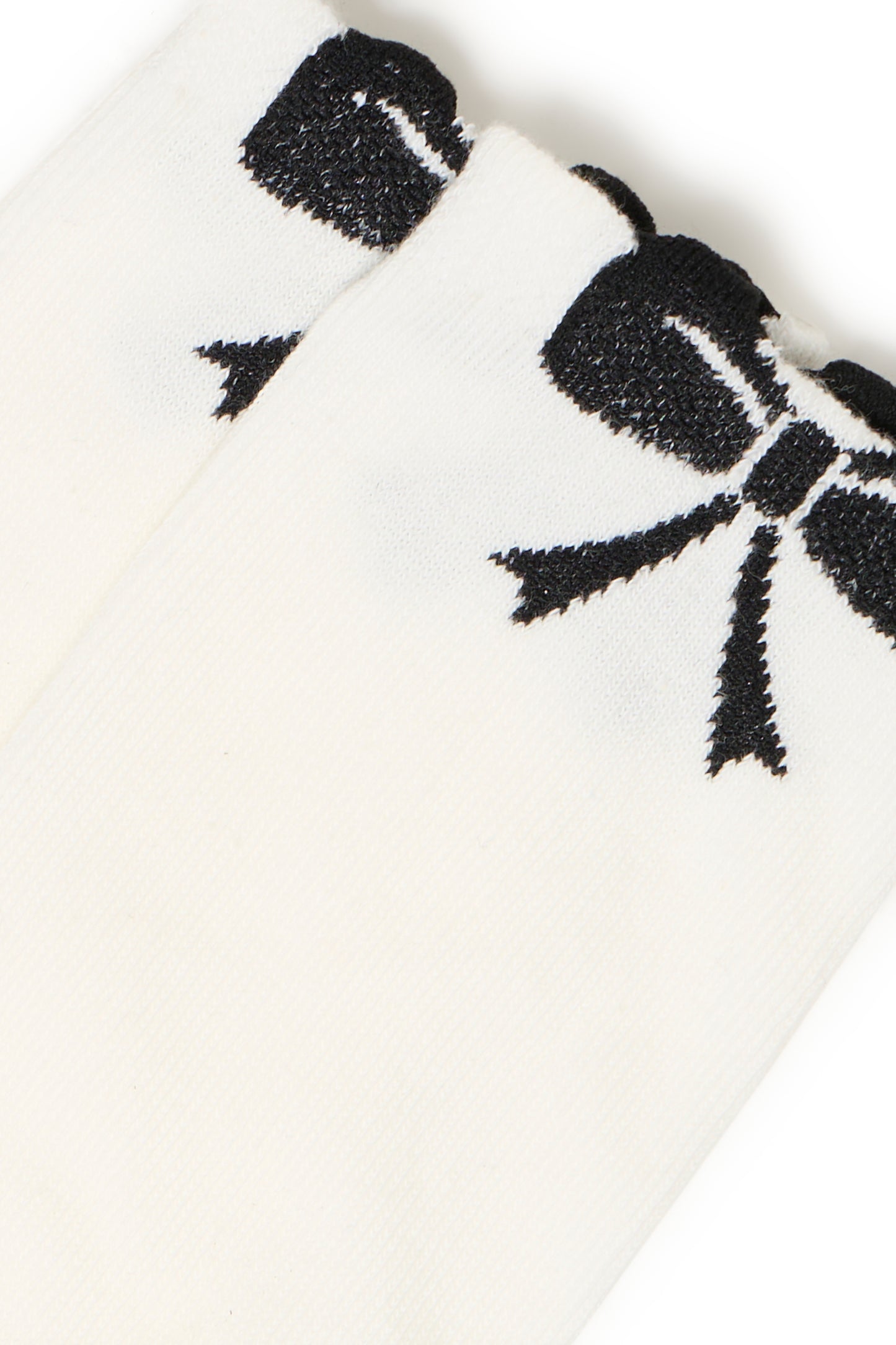 IC Socks hvid m/sort detalje