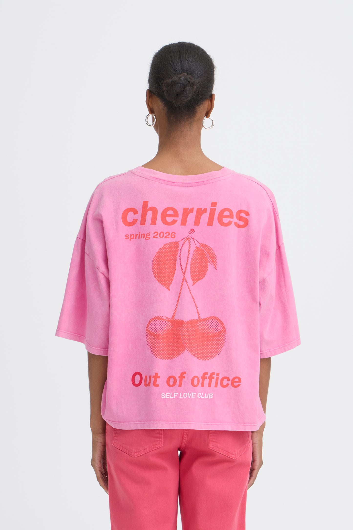IC NICA SS3 T-shirt - lyserød m/print