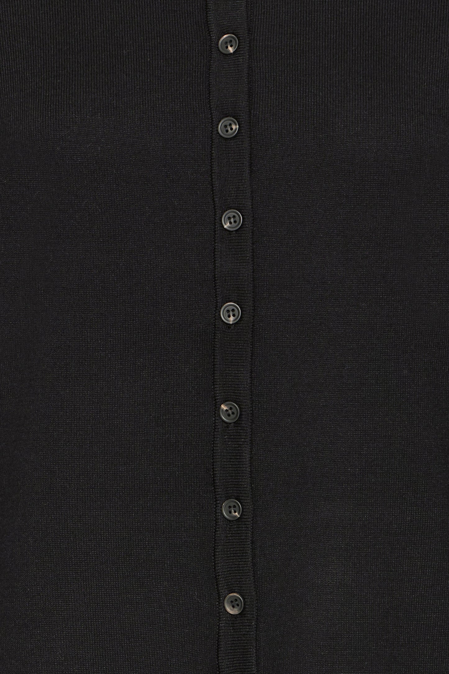 IC LULS O-Neck Cardigan - black