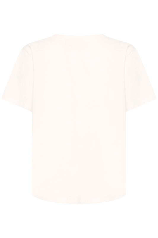 IC PAIA SS2 T-shirt - hvid m/lyserød logo