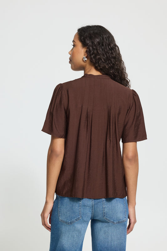 IC Wilma shirt - coffee brown